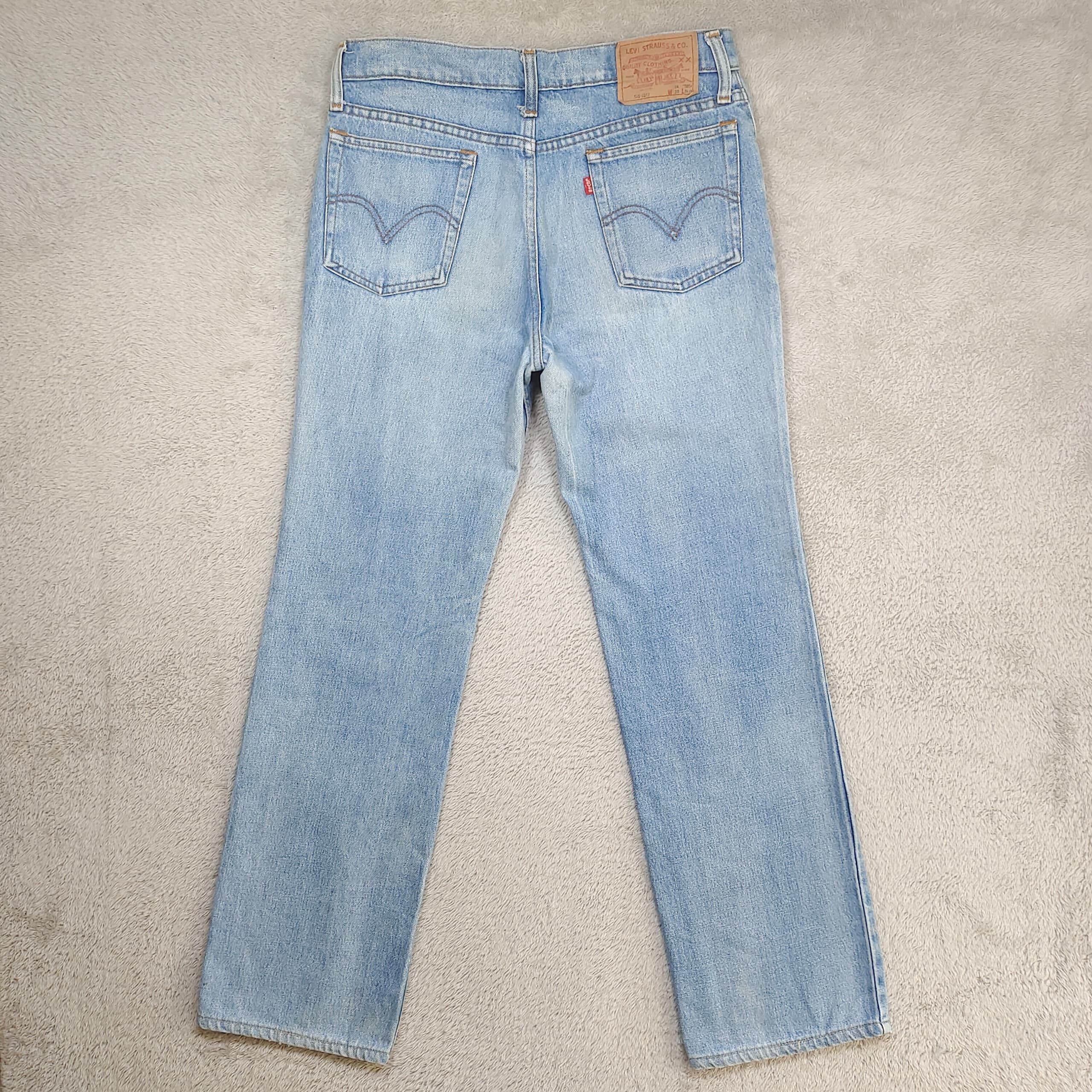 Levi's Levi’s 90s 505 – Ice-Blue Honeycomb Fade, Hong Kong-Made Size US 34 / EU 50 - 9 Thumbnail
