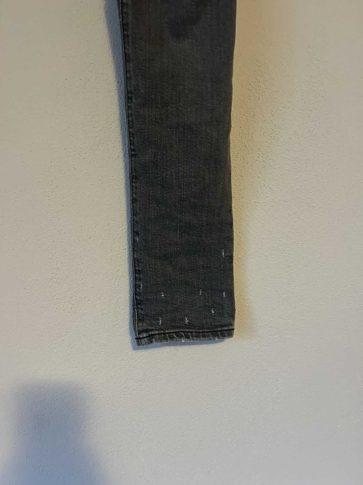 Balmain Balmain Grey Biker Jeans, Size 29 Size US 29 - 7 Thumbnail