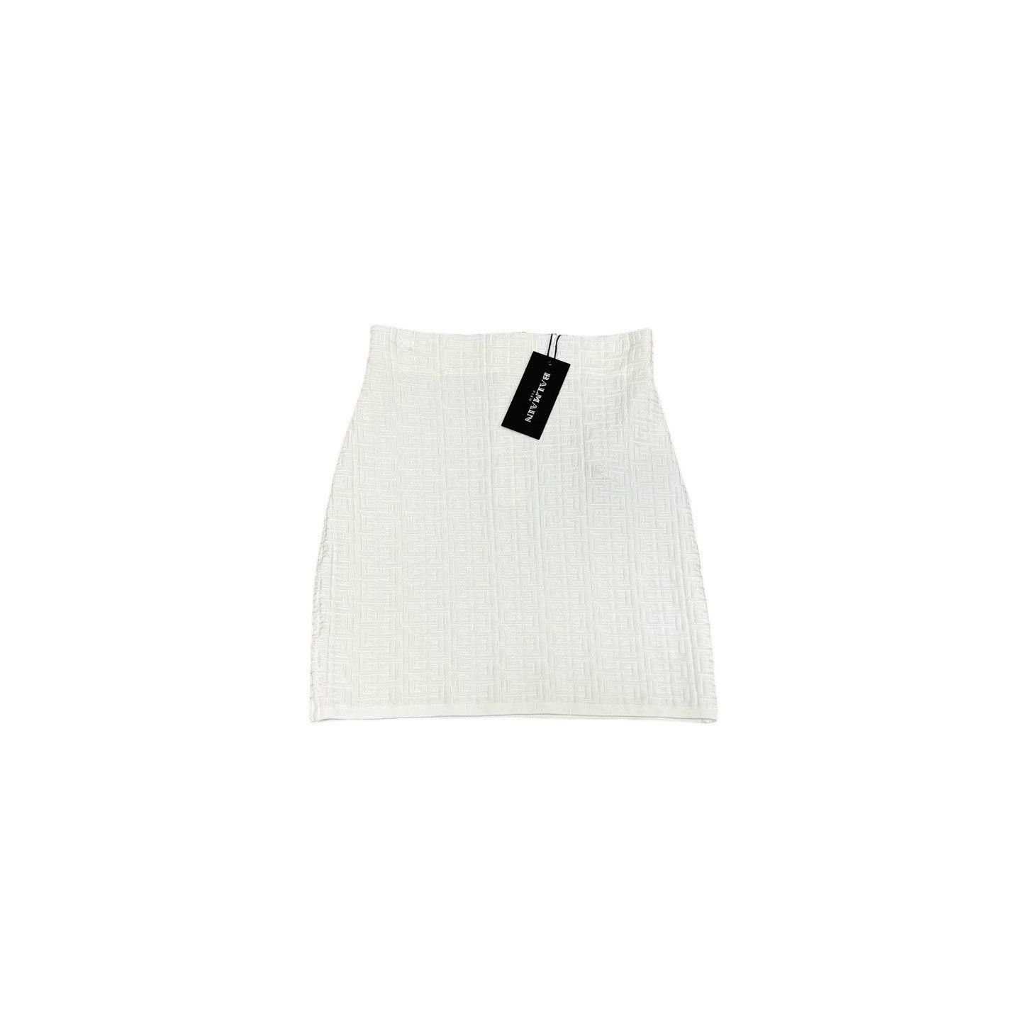Balmain Balmain Textured Pattern Mini Skirt FR 38 Size 27" / US 4 / IT 40 - 1 Thumbnail