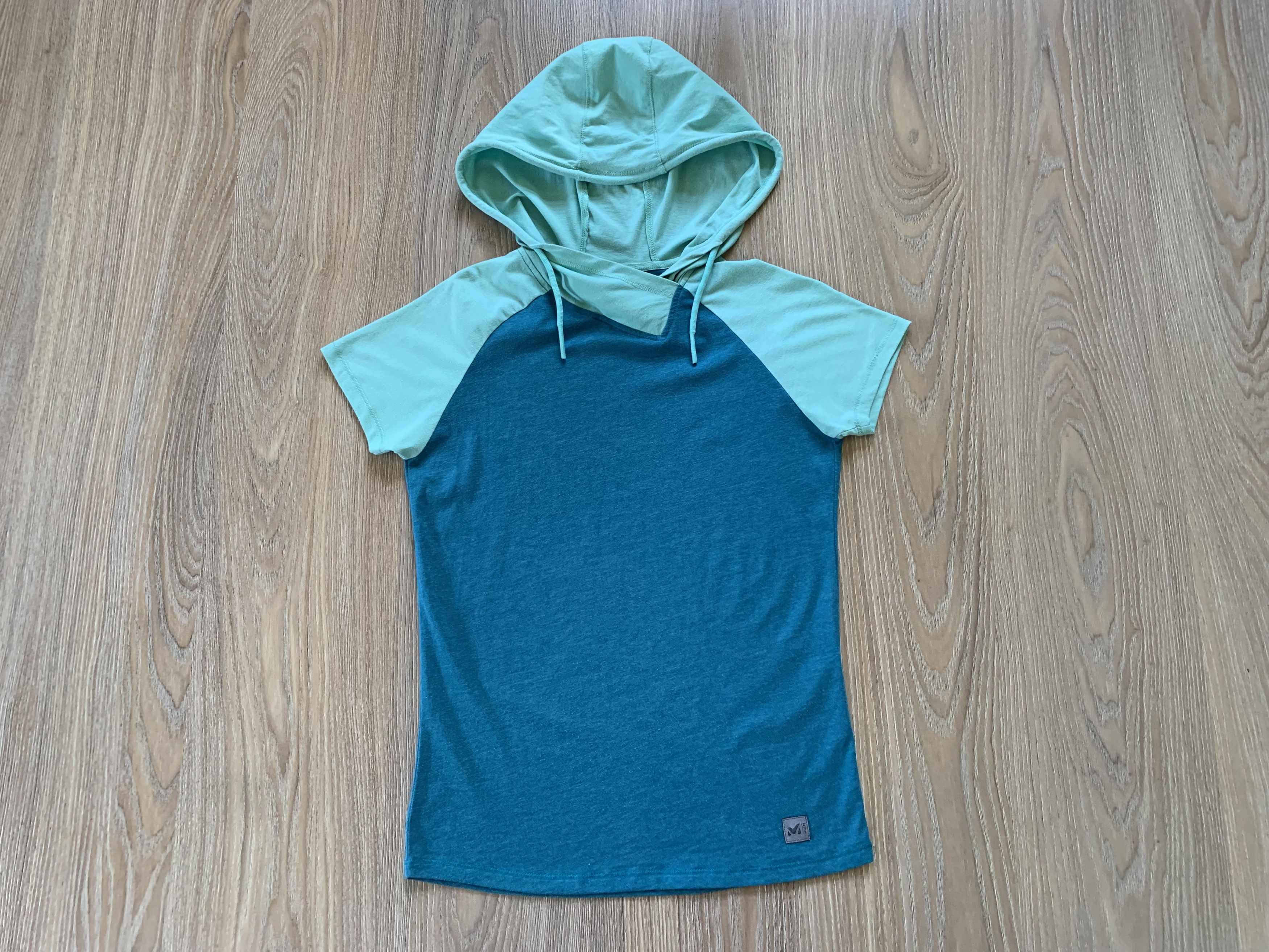 Other Womens Millet Teal Short Sleeve Hoodie Size S / US 4 / IT 40 - 2 Thumbnail