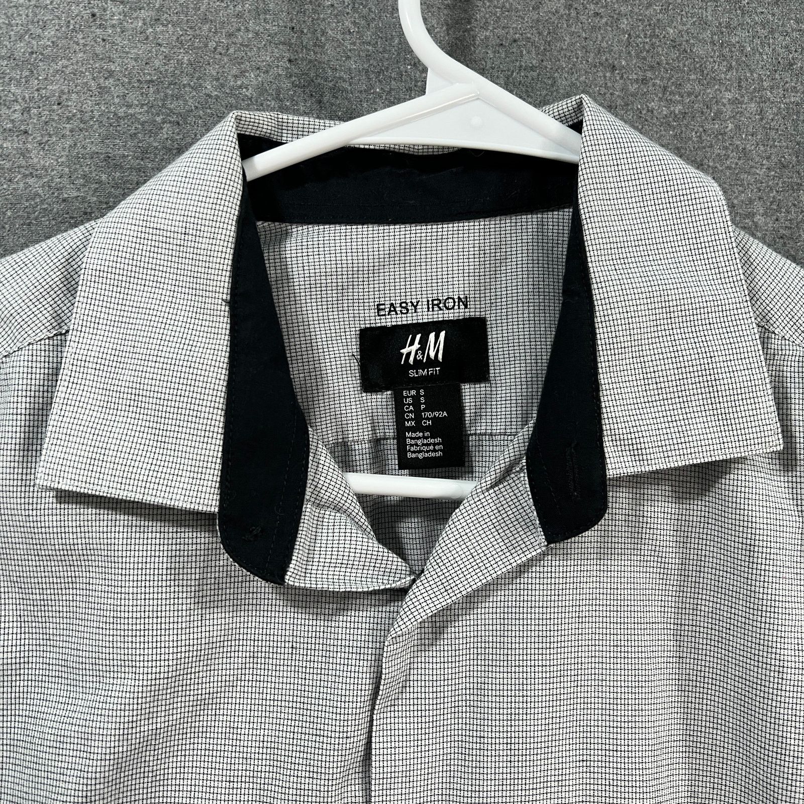 H&M H&M Men's Long-sleeve Button-up Shirt Black Size Small Size US S / EU 44-46 / 1 - 3 Thumbnail