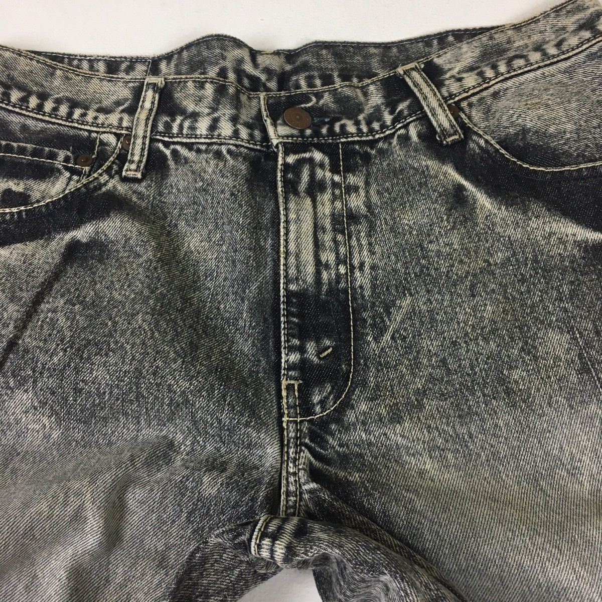 Levi's Vintage Levi’s 530 Bleach Black Flare Size US 34 / EU 50 - 6 Thumbnail