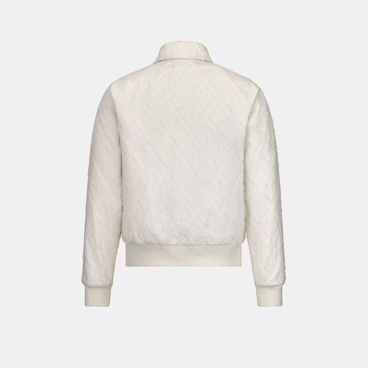 o1w1db11024 Zipped Bomber Jacket in White