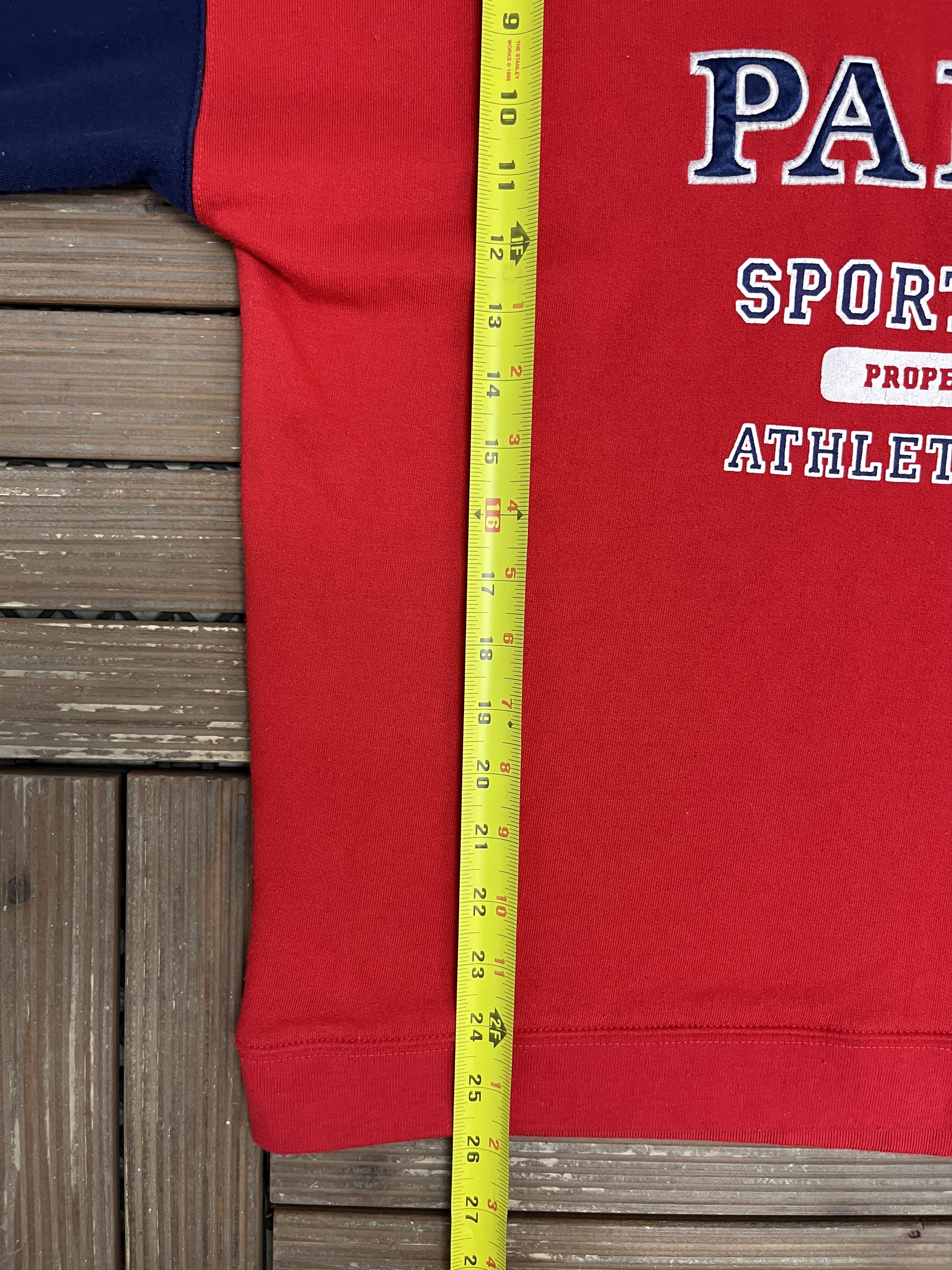 Vintage Paris Sport Club Athletic Dept Vintage Red Hoodie Size US M / EU 48-50 / 2 - 8 Thumbnail