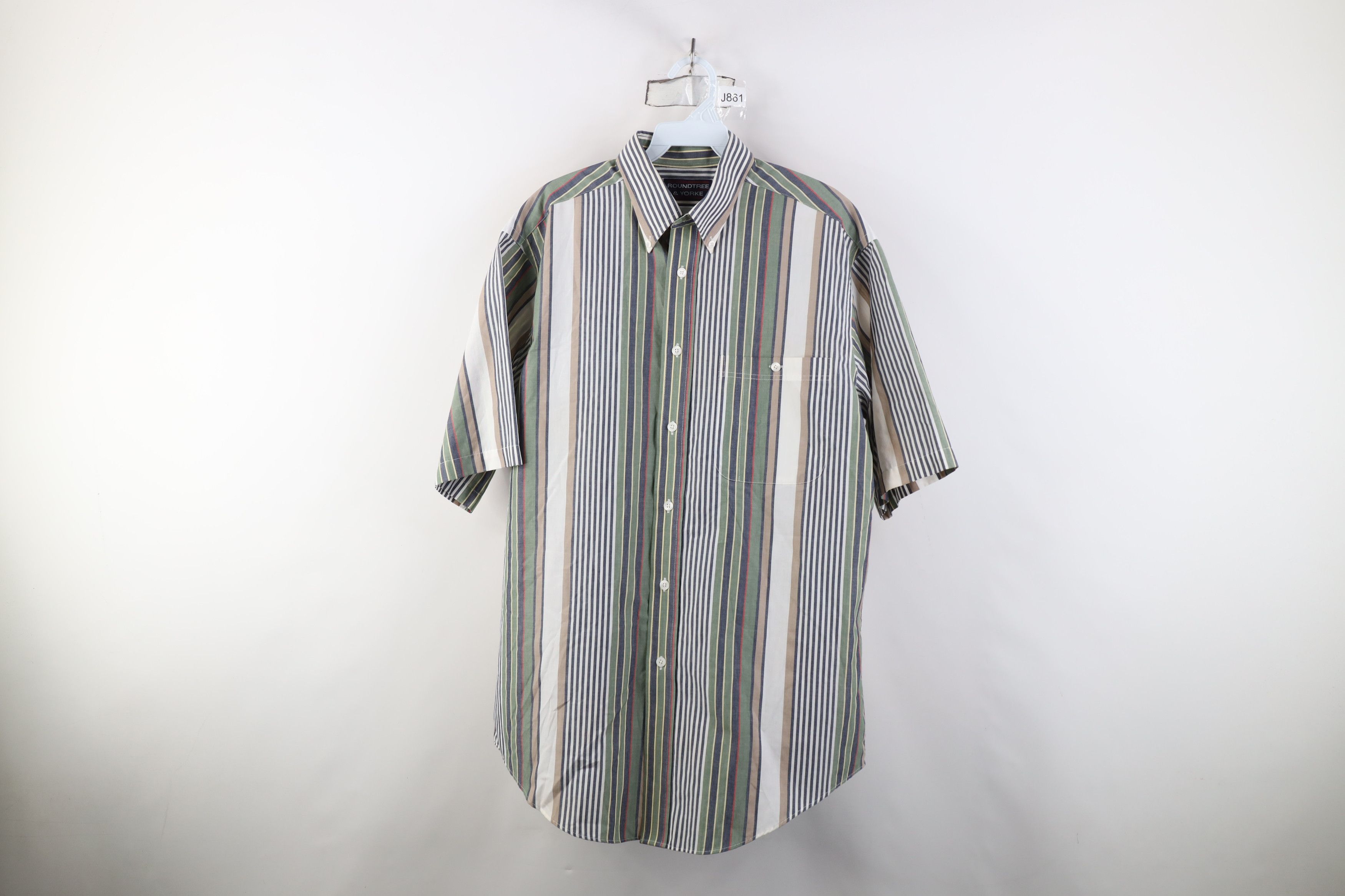 Vintage Vintage 90s Streetwear Short Sleeve Button Down Shirt Size US M / EU 48-50 / 2 - 1 Thumbnail