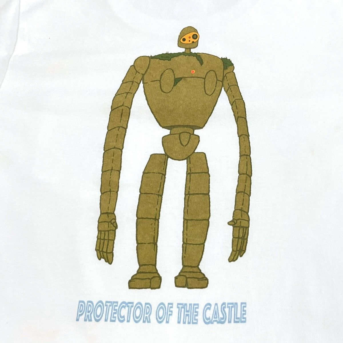 Anime Studio Ghibli "Laputa : Castle in the Sky" White Pocket Tee Size US M / EU 48-50 / 2 - 7 Thumbnail