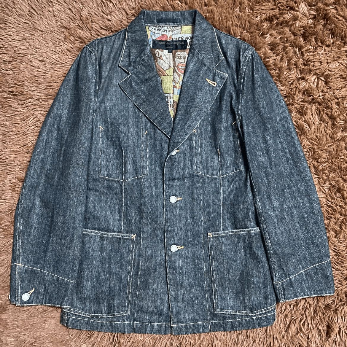 Comme des Garcons Homme Plus Comme Des Garcons Homme 03SS Cuba Archive Jacket-2508 Size US S / EU 44-46 / 1 - 3 Thumbnail