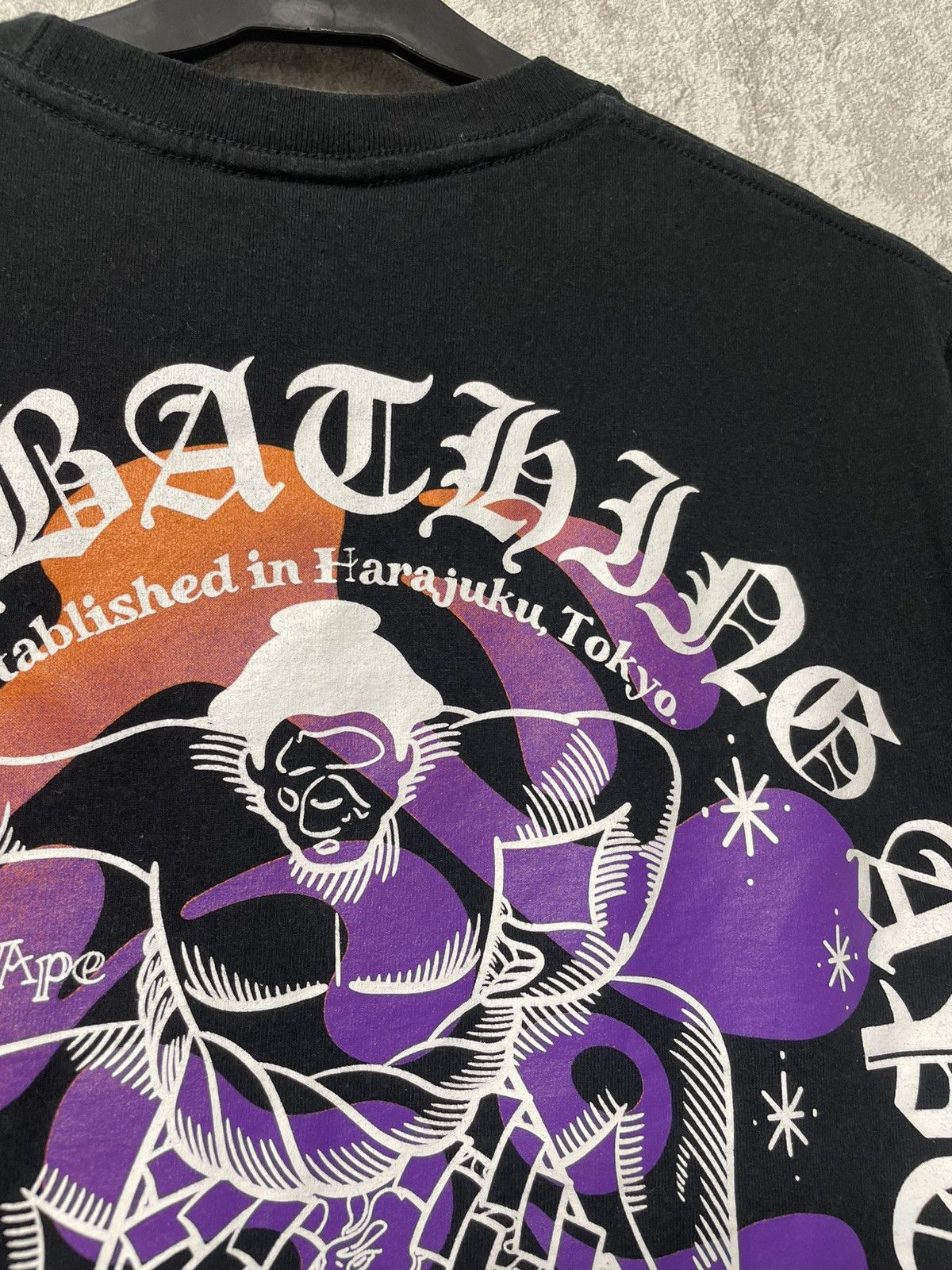 Bape Bape Japan Culture Sumo Black T-Shirt Size US S / EU 44-46 / 1 - 20 Thumbnail