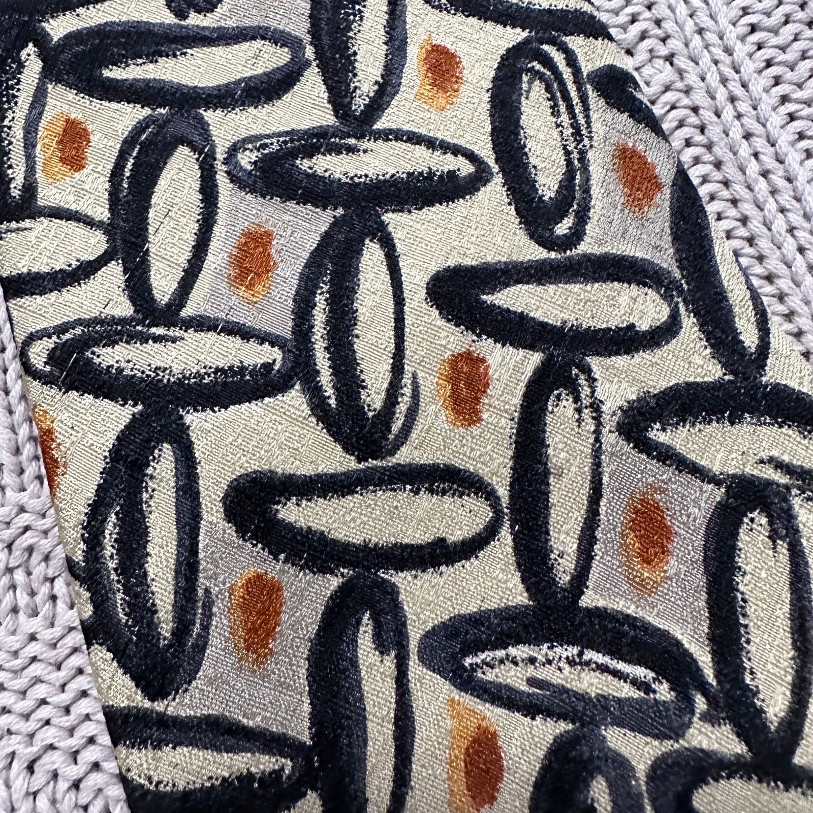 Hugo Boss Hugo Boss gold and black Italian silk tie Size ONE SIZE - 2 Thumbnail