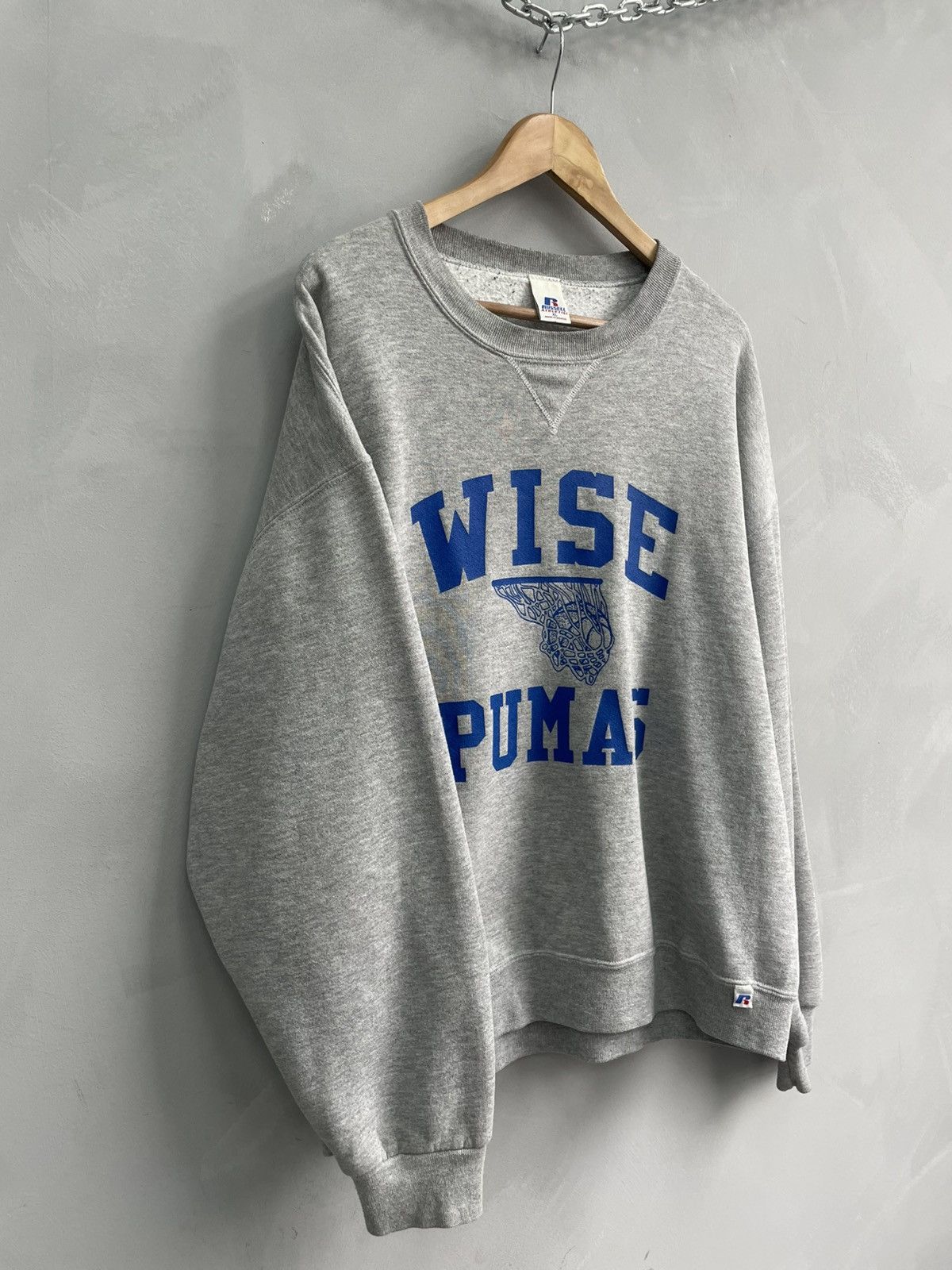Russell Athletic Blank Sweatshirt y2k russel athletic 90s retro Size US XL / EU 56 / 4 - 7 Thumbnail