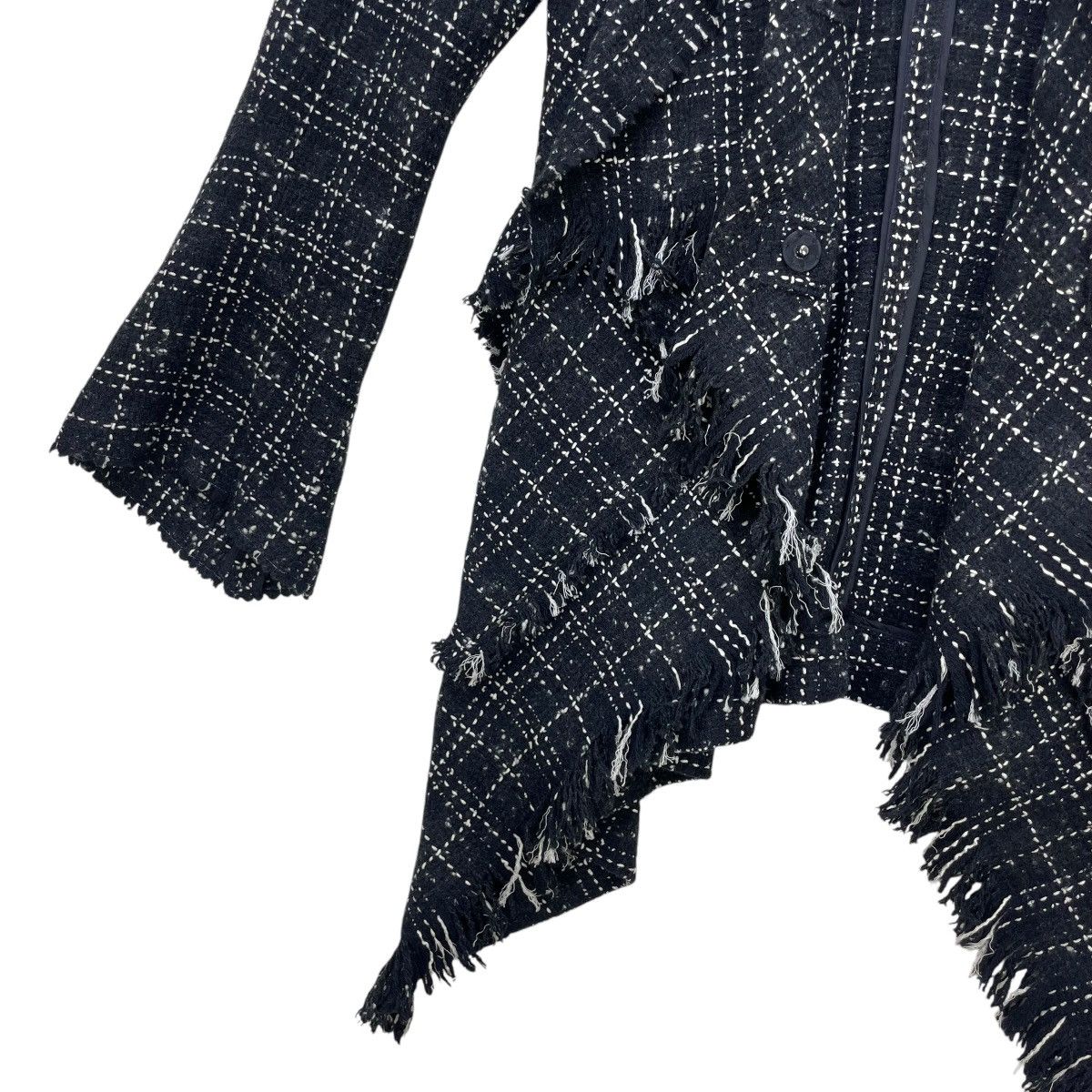 Hiroko Koshino Homme × Japanese Brand × Le Grande Bleu (L.G.B.) 💥Awesome Hiroko Korshino Unconstructed Stitching Gothic Size M / US 6-8 / IT 42-44 - 4 Thumbnail