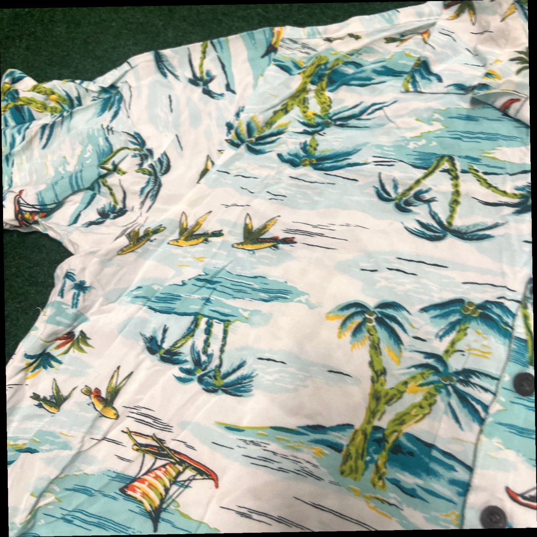 George Flower Hawaiian Shirt by George Men’s Size 2XL Summer Beach Size US XXL / EU 58 / 5 - 5 Thumbnail