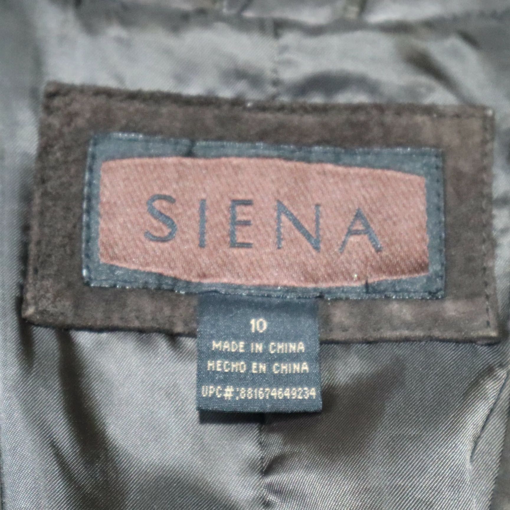 Vintage Siena Studio Jacket Women Leather Brown Size 10 Adult Size L / US 10 / IT 46 - 2 Thumbnail