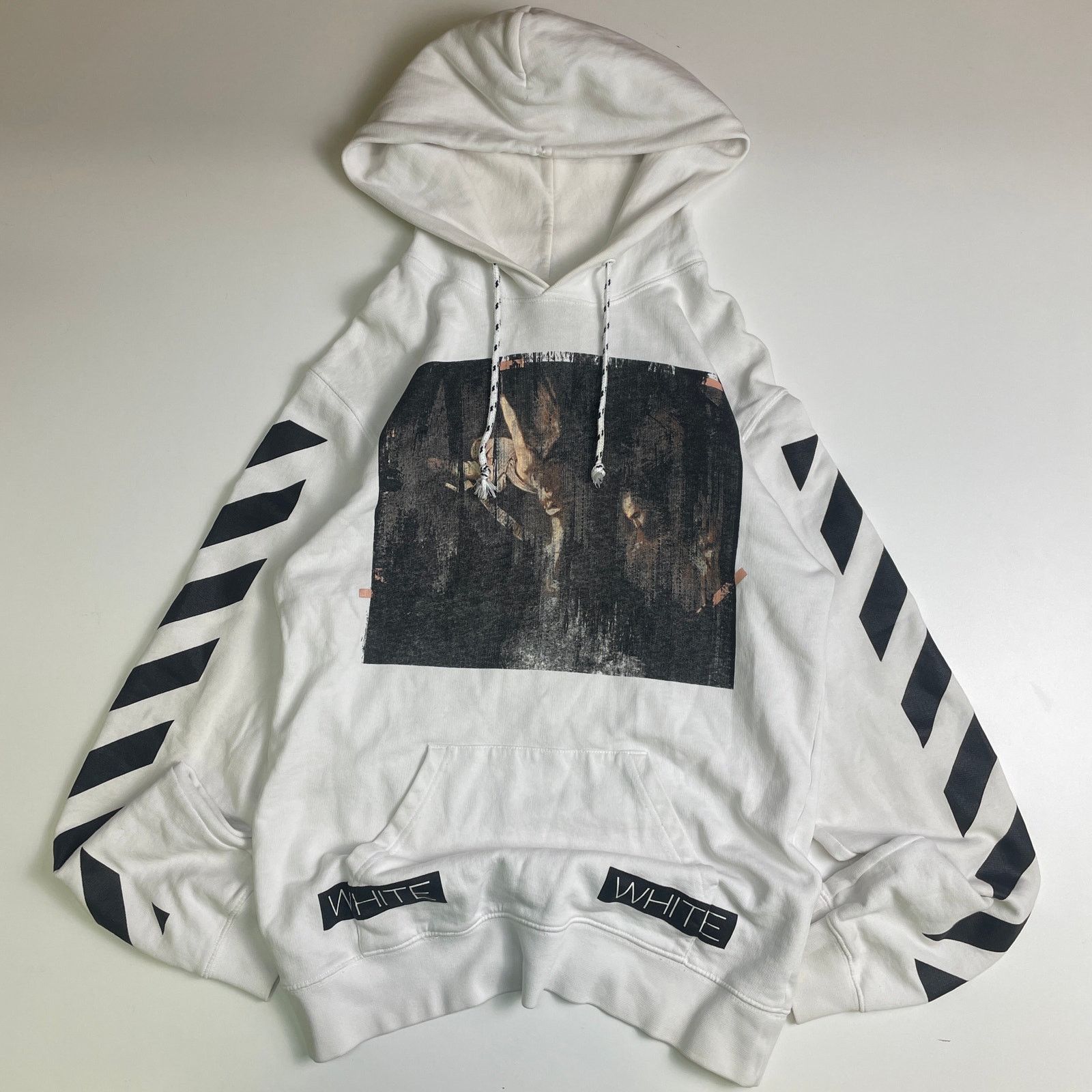 Off White 2015 Caravaggio Diagonal hoodie
