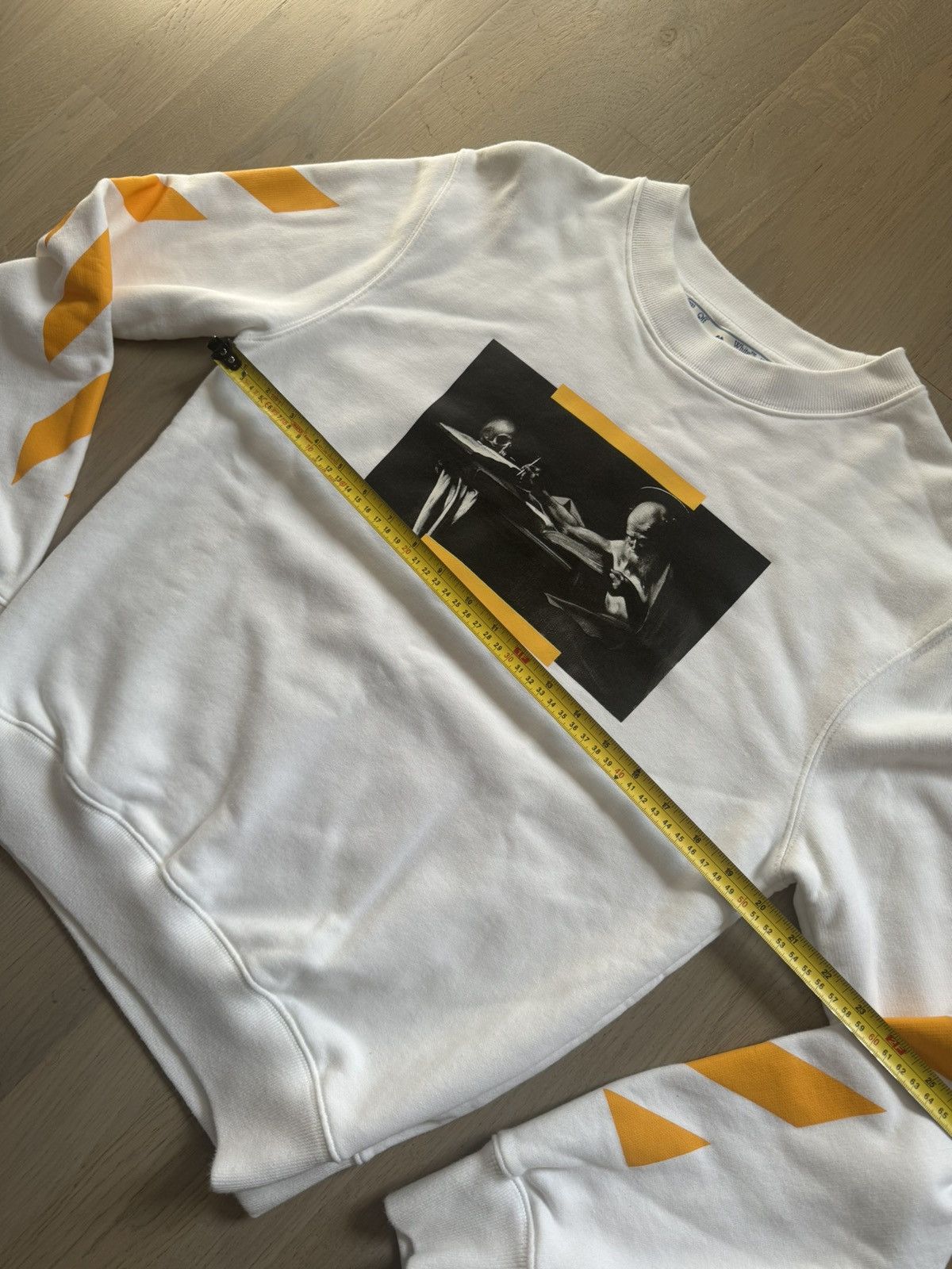 Off-White OFF-White sweatshirt REAL MEASUREMENTS IN PHOTOS BY Size US S / EU 44-46 / 1 - 4 Thumbnail