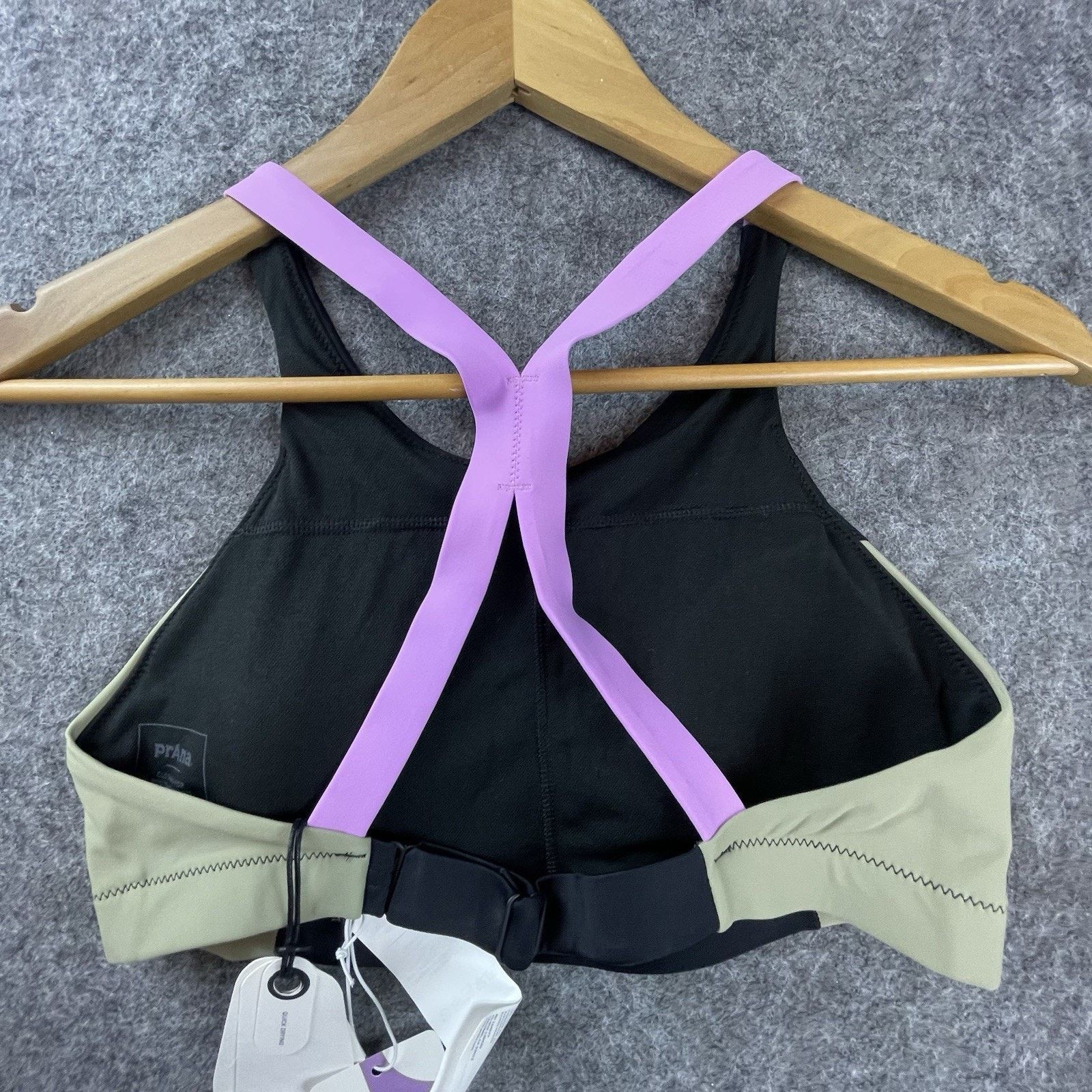 Prana Prana Bikini Top Womens Small Baja Bound Black Color Block Size S / US 4 / IT 40 - 3 Thumbnail