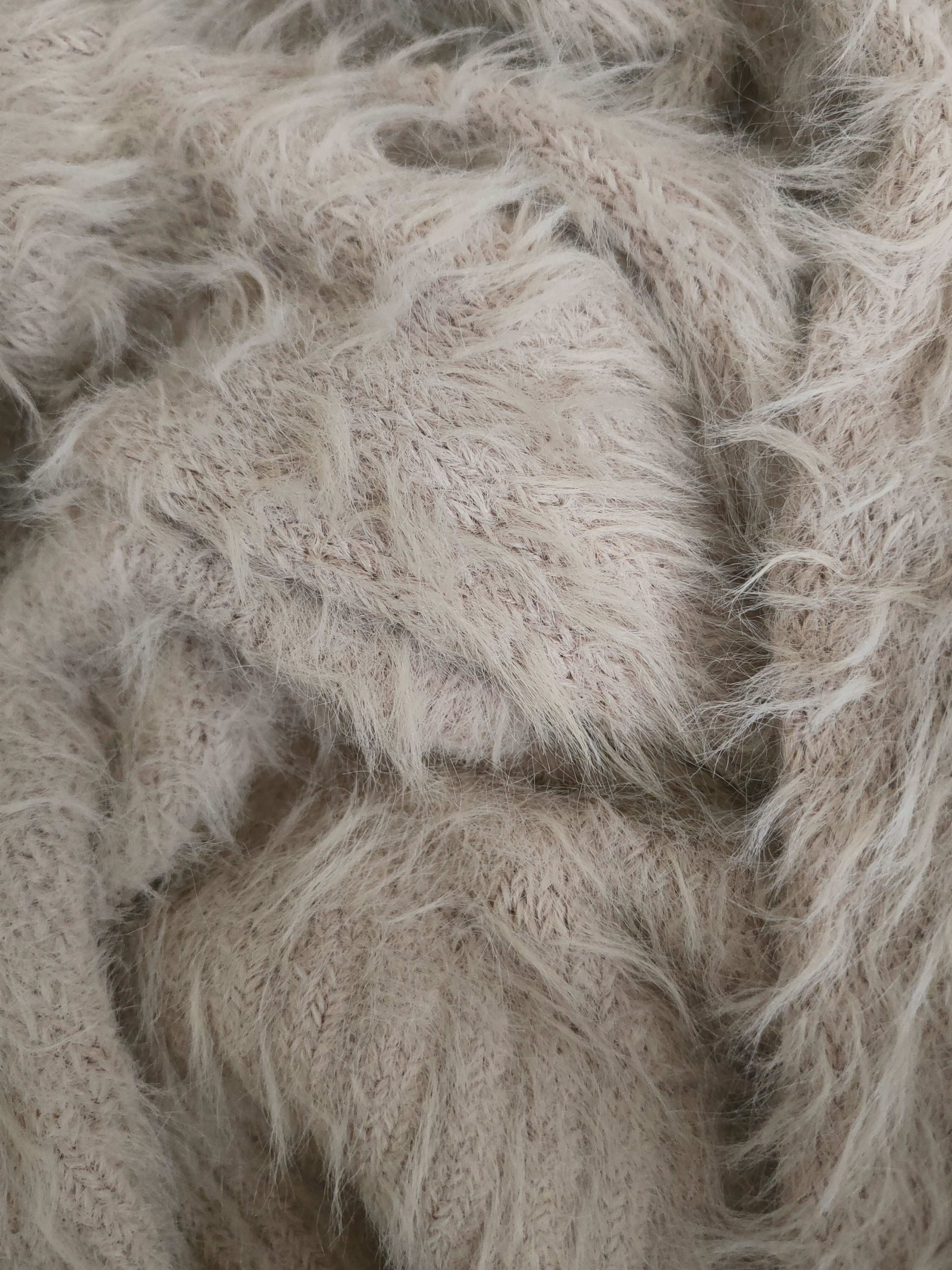 Japanese Brand DL Heather Light Peach Fur Mohair Knitwear #46-502 Size M / US 6-8 / IT 42-44 - 12 Thumbnail