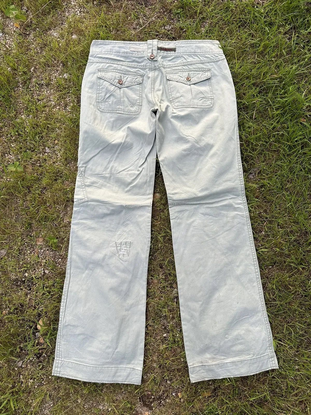 Billabong W31 L32🔥FLARES/BOOTCUT Y2K VINTAGE BILLABONG LOW RISE CARGO Size US 31 - 12 Thumbnail