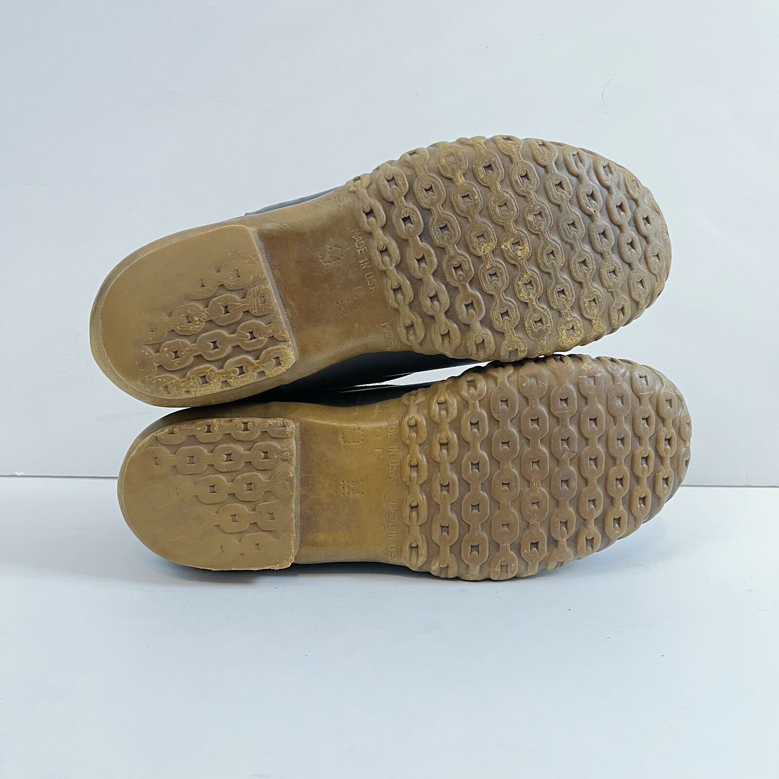 L.L. Bean 1950s LL Bean Maine Hunting Shoes Boots Shearling Wool Size US 9 / EU 42 - 7 Thumbnail