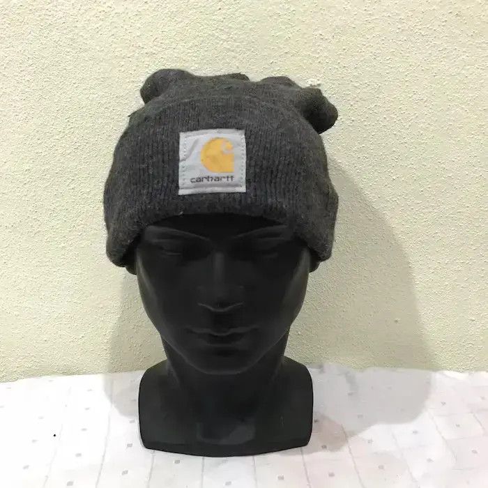 Carhartt × Vintage Carhatt Plain Beanie Hat Size ONE SIZE - 2 Thumbnail