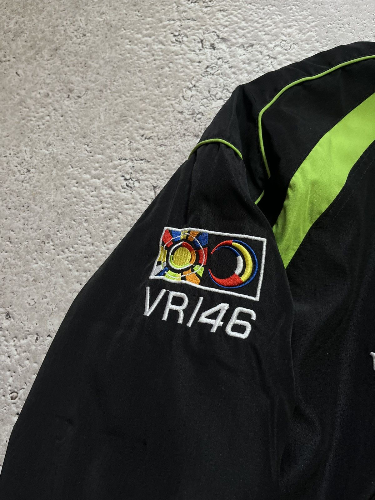 Vintage × Yamaha Yamaha Monster Energy VR46 Racing Jacket Black Green XL Size US XL / EU 56 / 4 - 7 Thumbnail