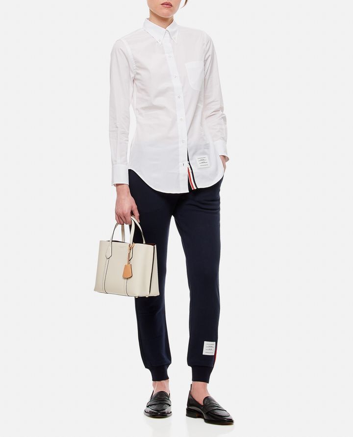 Thom Browne o1s22i1n0924 Fitted Shirt in Poplin in White Size S / US 4 / IT 40 - 3 Thumbnail