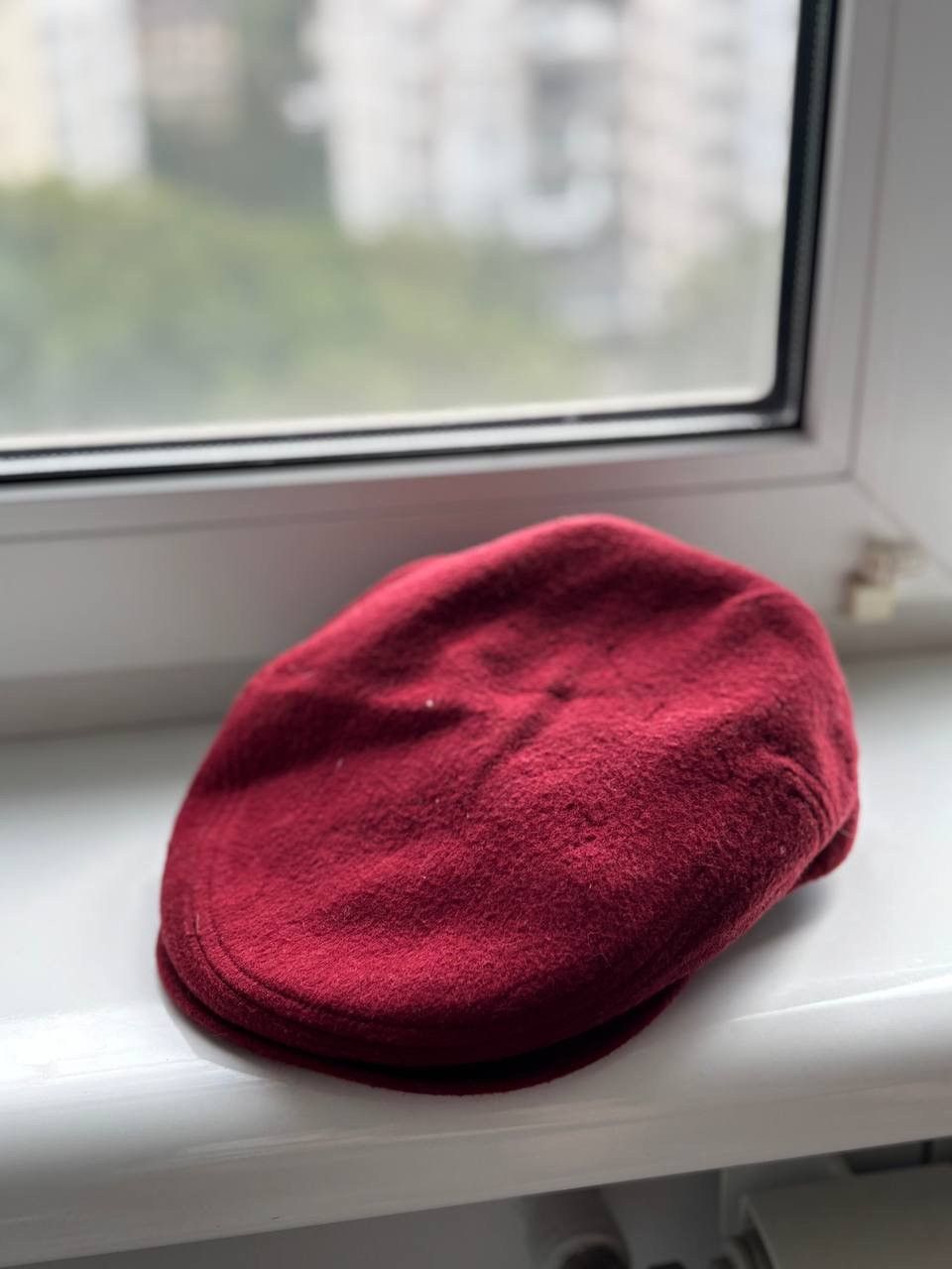 Burberry Burberry Men’s Red Vintage flat cap wool 90’s Size ONE SIZE - 2 Thumbnail