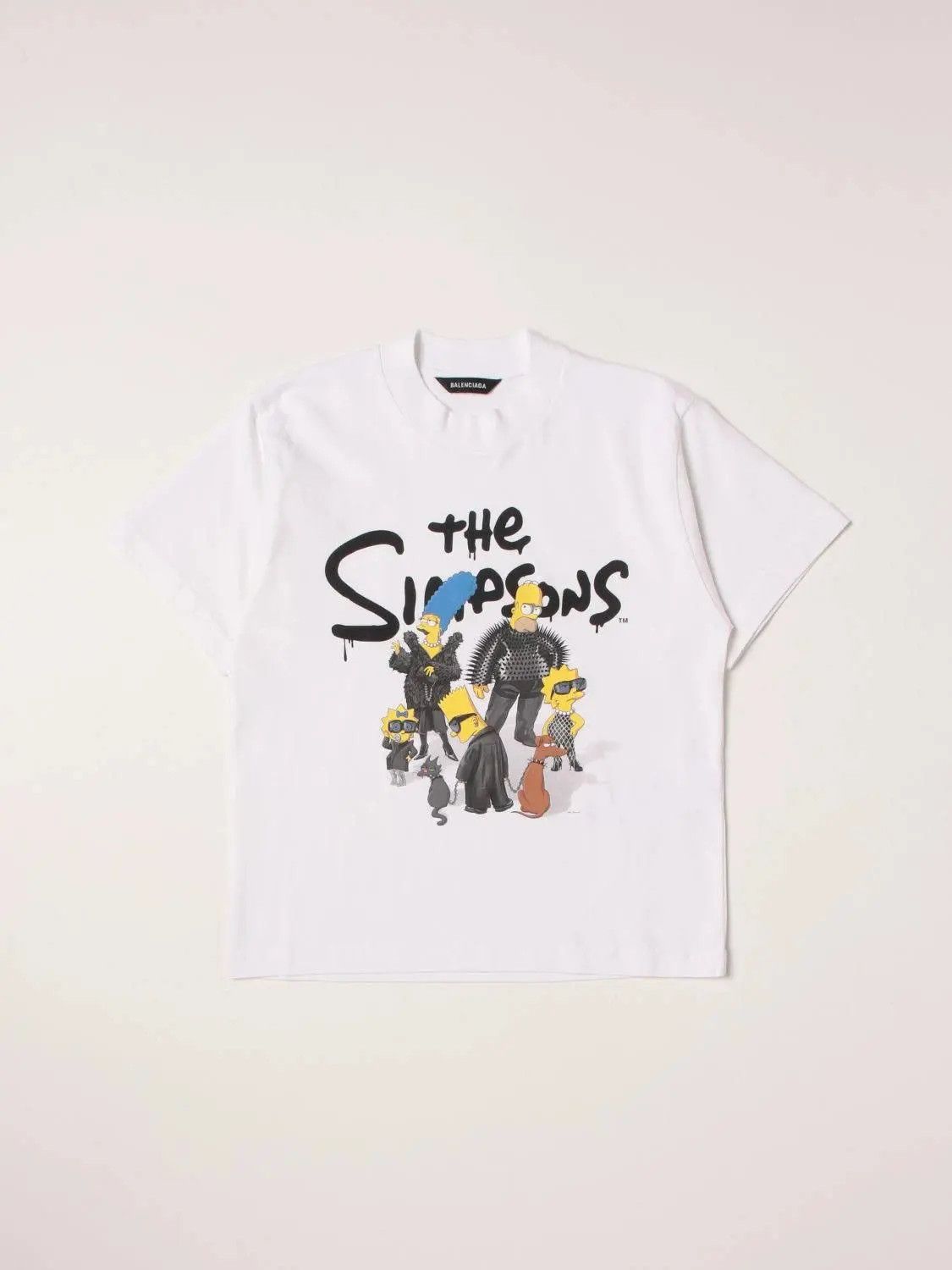 Balenciaga o1s1rm0924 Kids T-Shirt in White Size US XXS / EU 40 - 5 Thumbnail