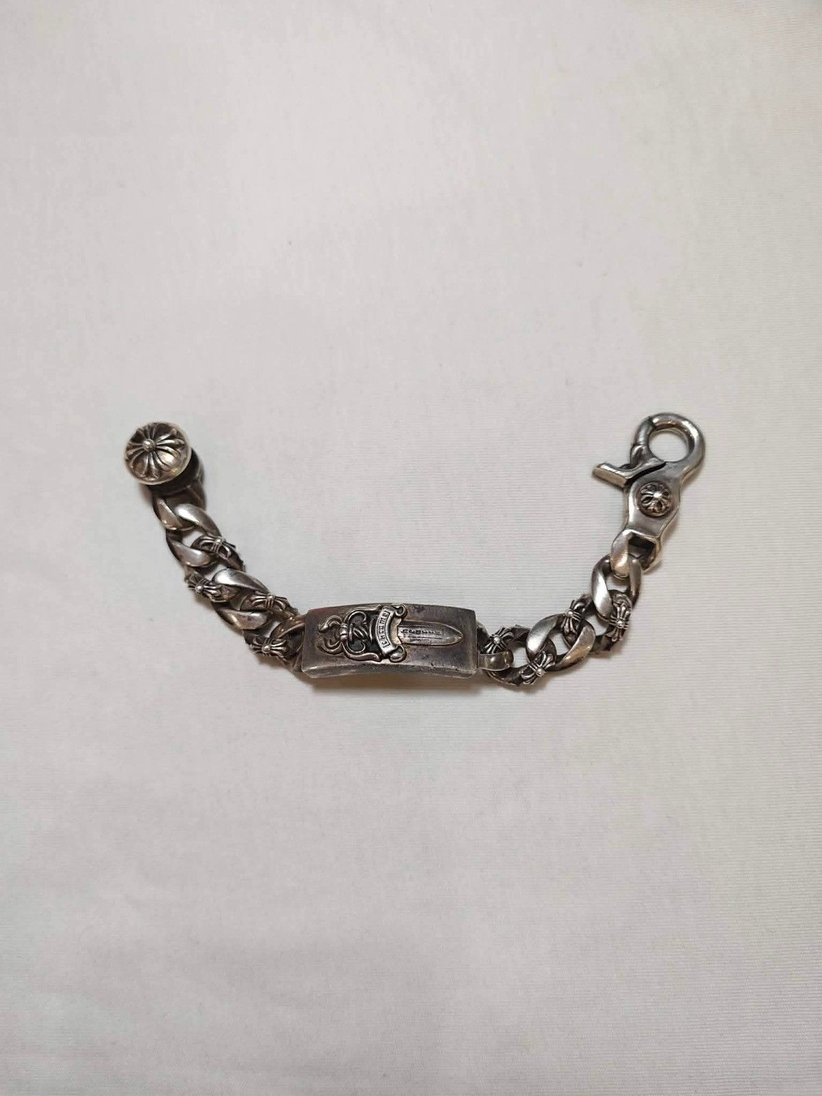 Chrome Hearts Chrome Hearts Dagger ID Bracelet Fancy Links Size ONE SIZE - 3 Thumbnail