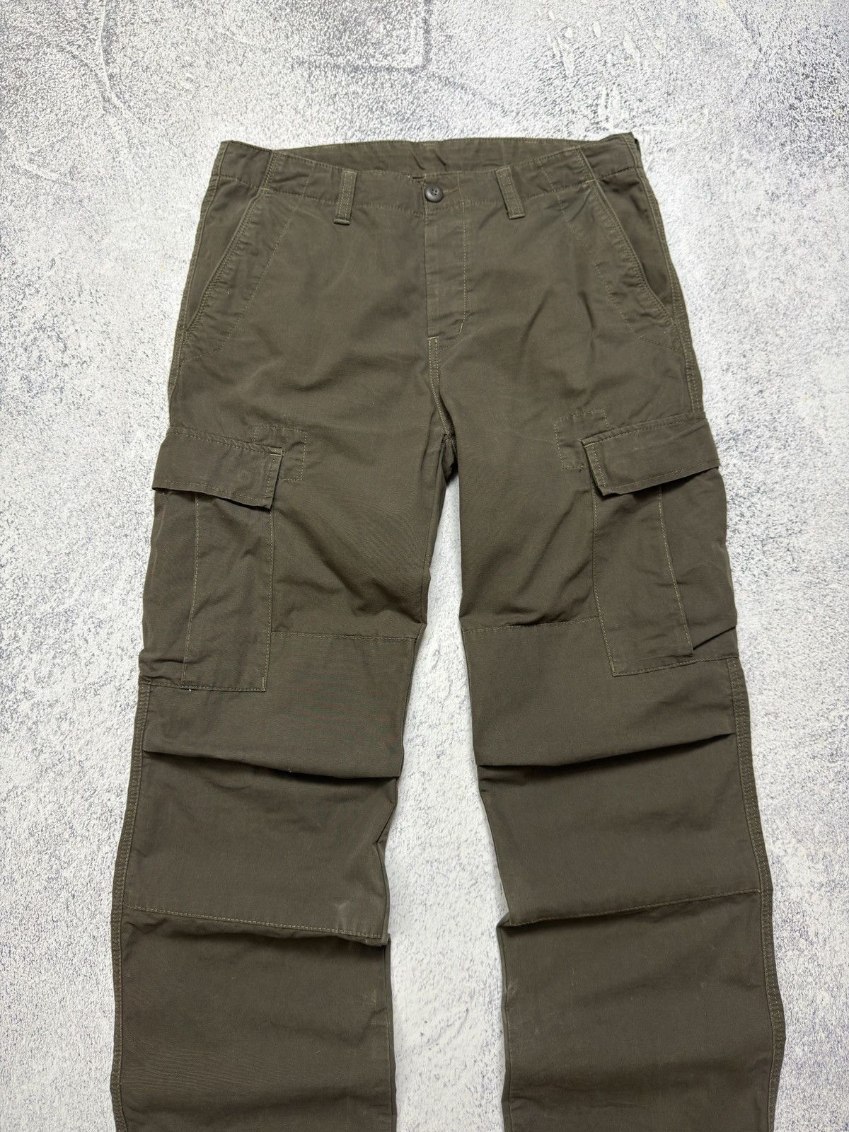 Carhartt Vintage Carhartt WIP Motown Cargo Pants Military Green Size US 32 / EU 48 - 14 Thumbnail