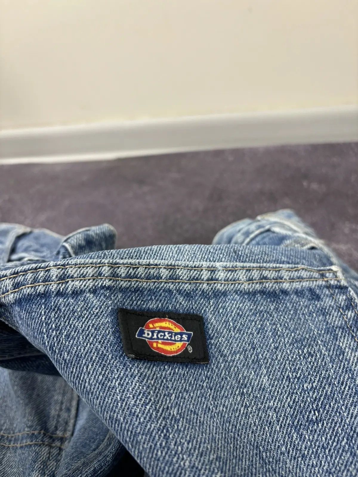 Dickies × Vintage Vintage Dickies Y2K Faded Blue Work Hype Denim Jeans Size US 32 / EU 48 - 6 Thumbnail