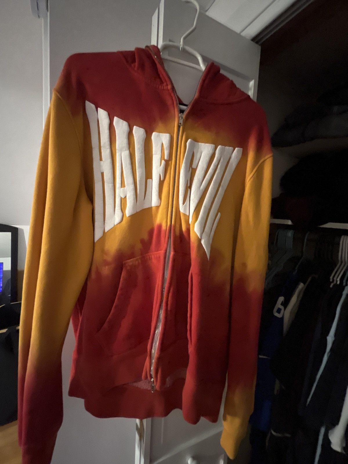 Half Evil Red/Orange Half Evil Zip Up Size US XXL / EU 58 / 5 - 1 Thumbnail