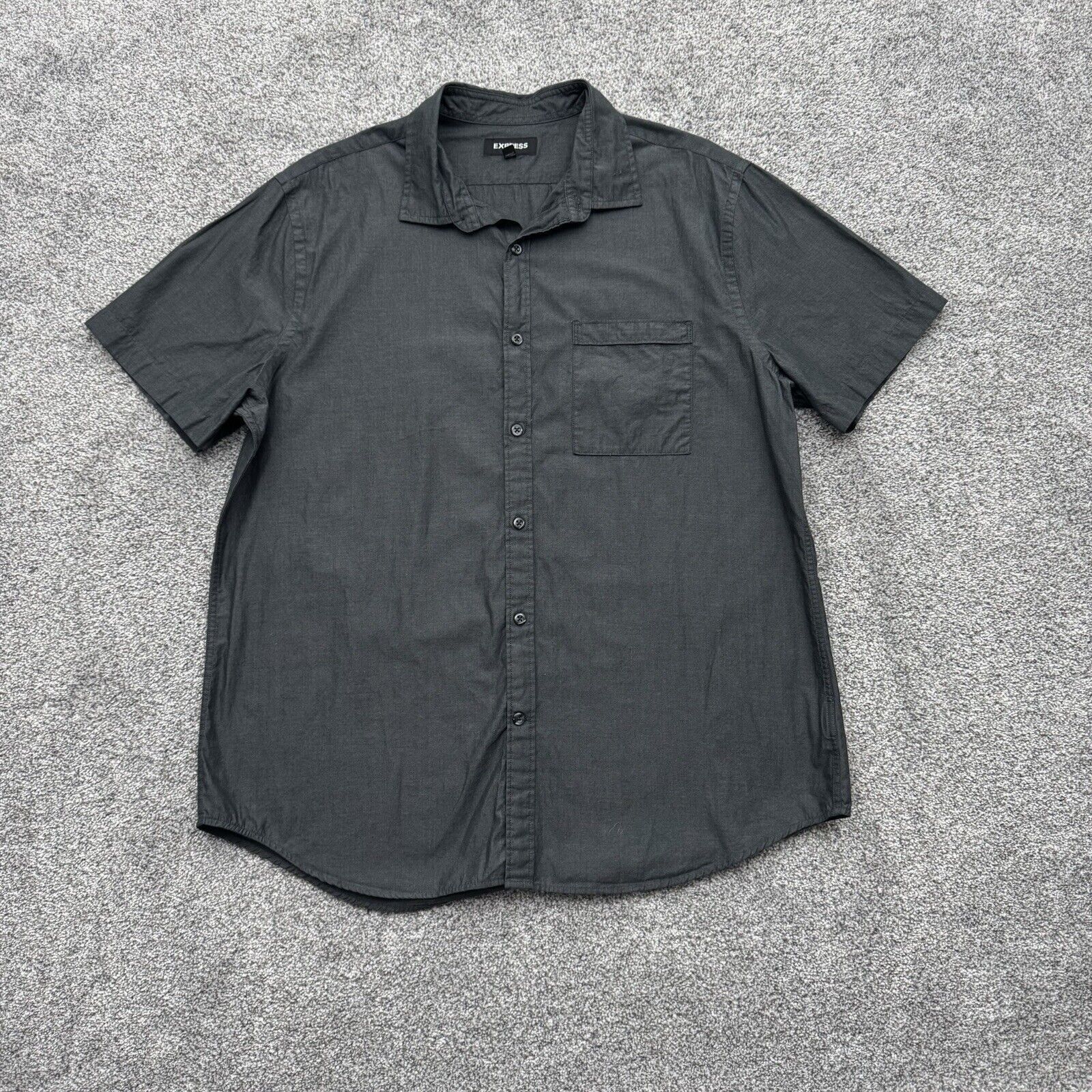 Express Express Shirt Men XL 17 17.5 Minimalist Office Modern Urban Size US XL / EU 56 / 4 - 1 Thumbnail
