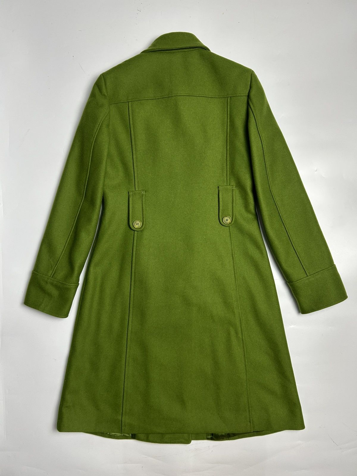 Benetton × Designer MADE IN ITALY OF BENETTON WOOL TRENCH COAT Size M / US 6-8 / IT 42-44 - 4 Thumbnail