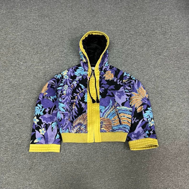 Yves Saint Laurent YSL Embroidered Hooded Jacket Size US M / EU 48-50 / 2 - 1 Thumbnail