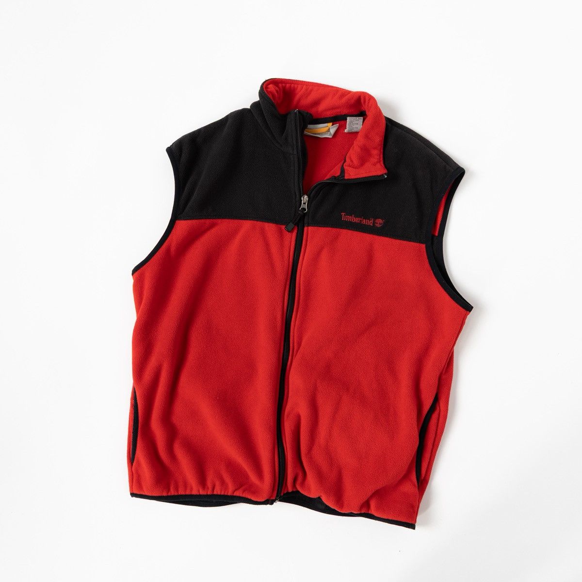 Timberland Timberland Vintage Mens Fleece Vest Red Black Full Zip Size US S / EU 44-46 / 1 - 1 Thumbnail