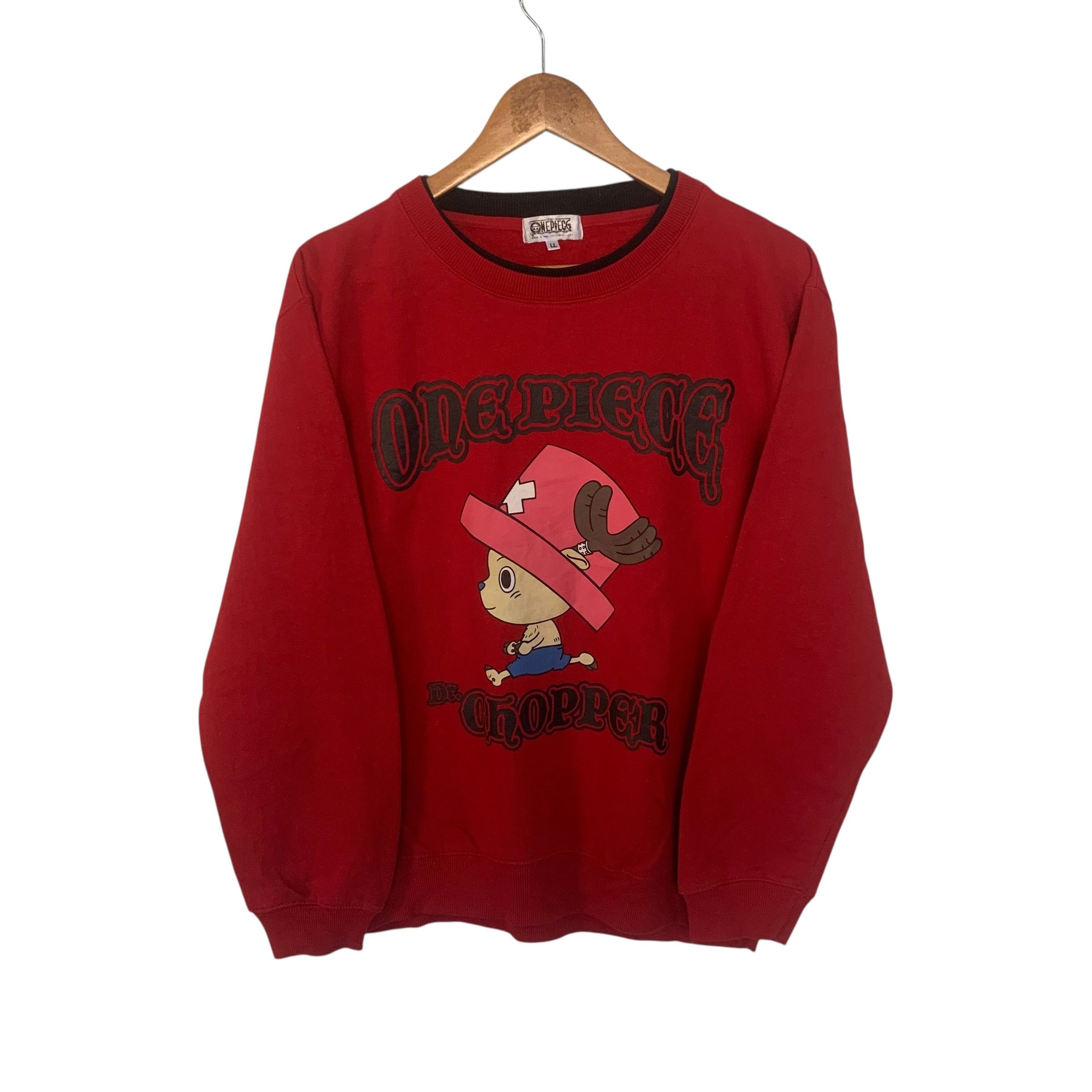 One Piece Vintage One Piece Sweatshirt Japanese Anime Rare Size US M / EU 48-50 / 2 - 1 Thumbnail