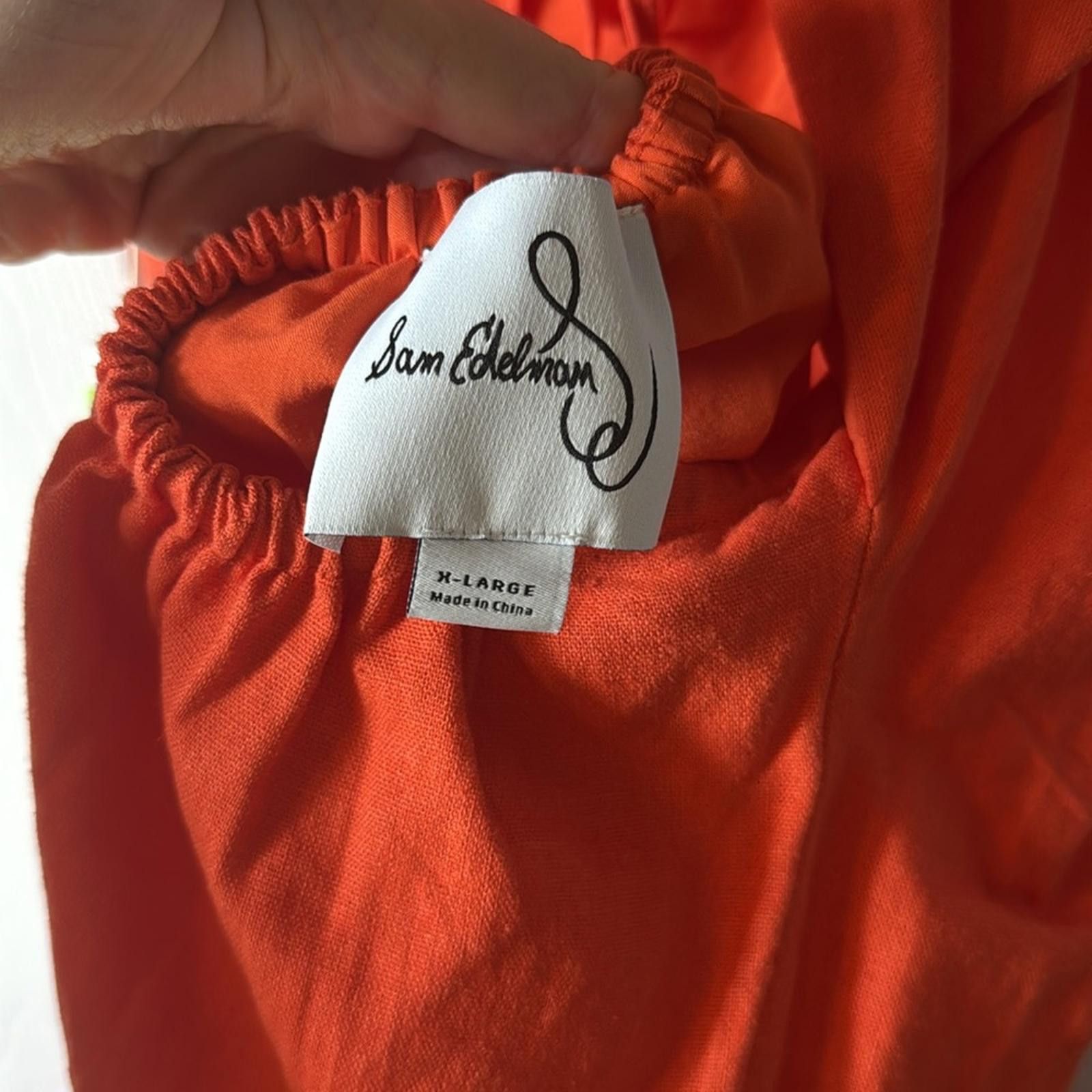 Other NWT Sam Edelman | Summer Linen blend Dress‎ Size XL / US 12-14 / IT 48-50 - 6 Thumbnail