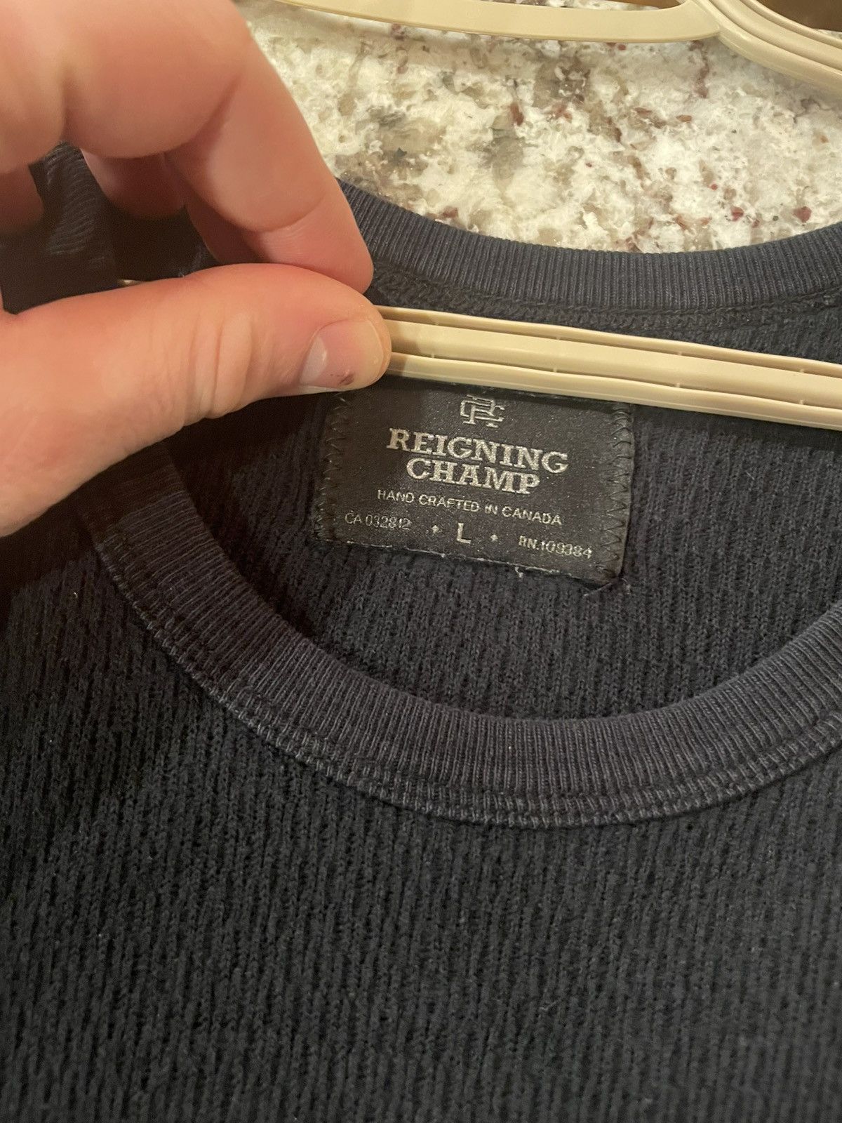 Reigning Champ Reigning champ long sleeve t shirt Size US L / EU 52-54 / 3 - 1 Thumbnail