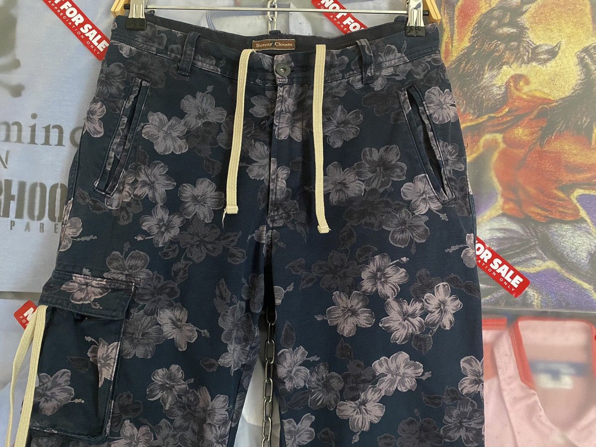 Hysteric Glamour Sunny Clouds Allover Print Floral Strght Leg like Denim Tear Size US 29 - 5 Thumbnail