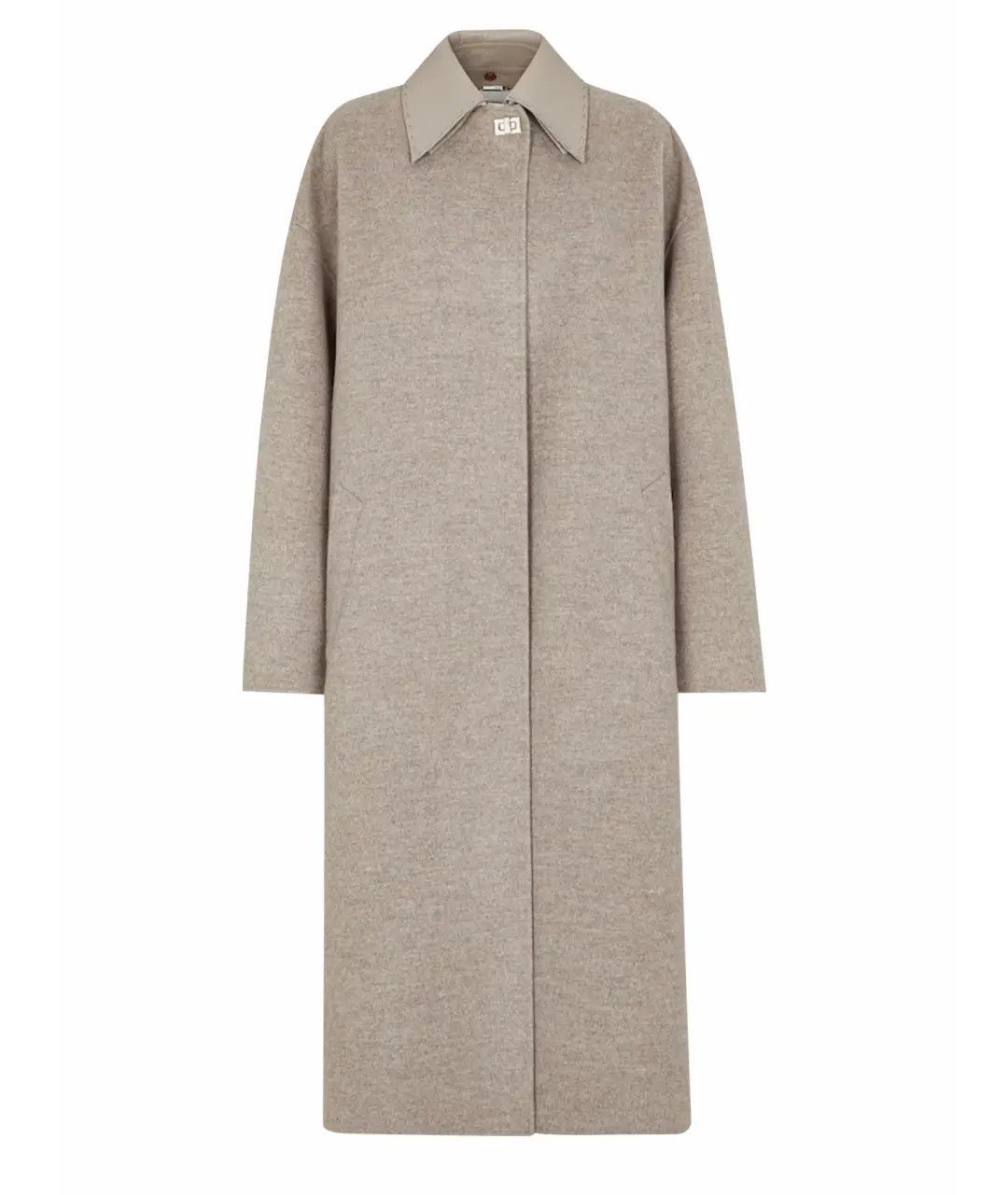 Fendi o1B3y1r0326 Overcoat in Beige Size XS / US 0-2 / IT 36-38 - 1 Thumbnail