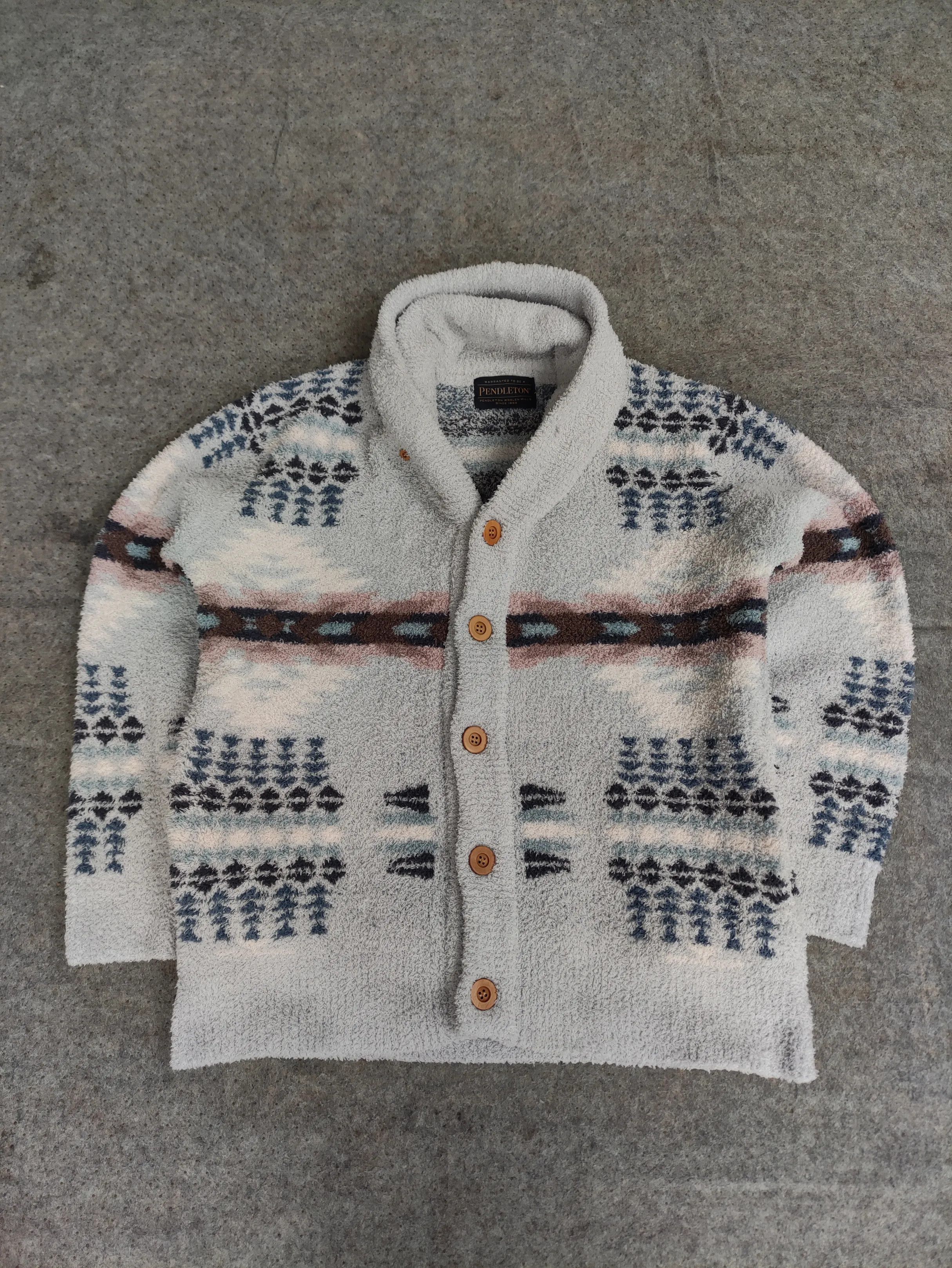 Pendleton Pendleton Woolen Mills Sherpa Knit Cardigan Aesthetic Size US M / EU 48-50 / 2 - 1 Thumbnail