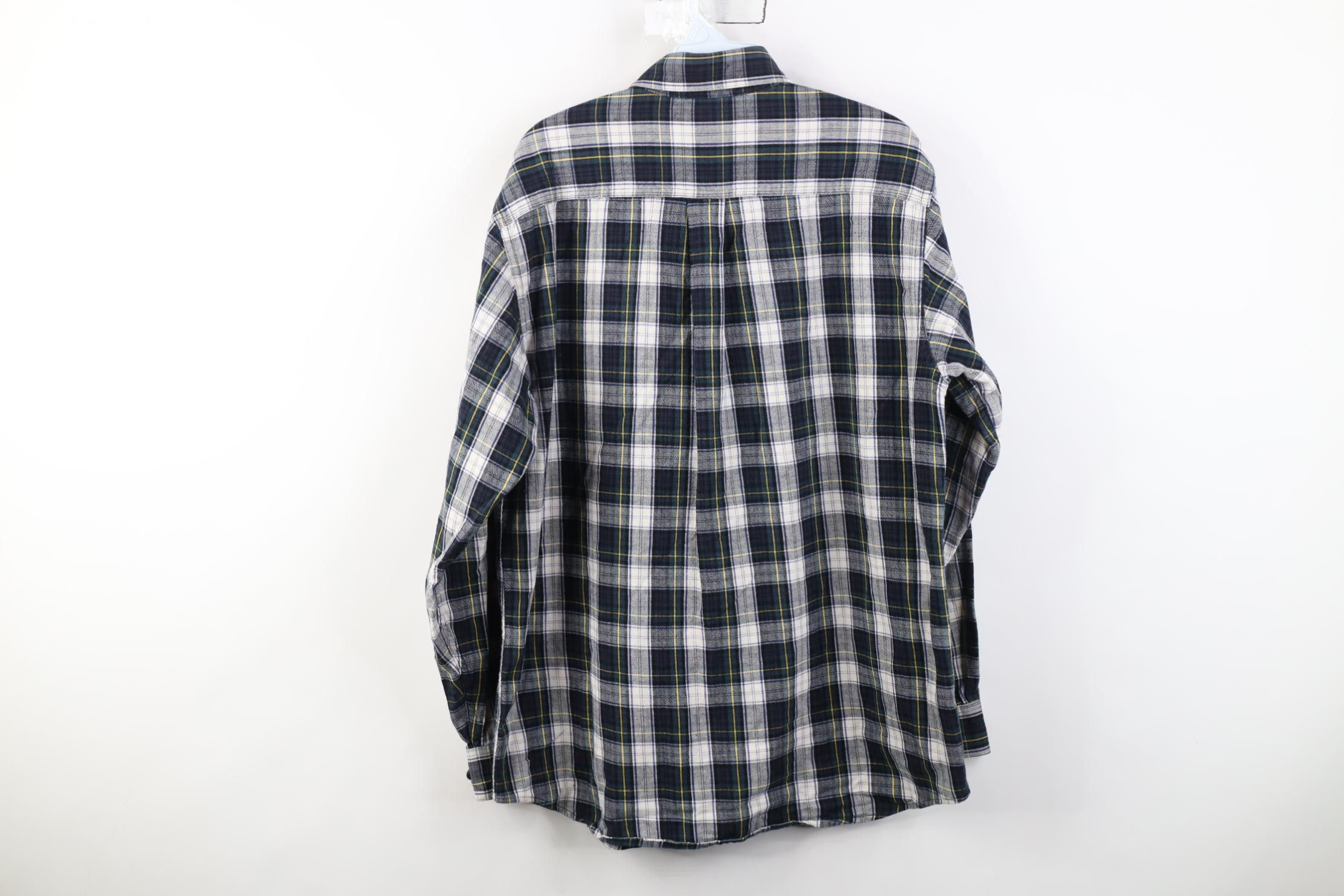 L.L. Bean Vintage 90s LL Bean Flannel Collared Button Down Shirt Plaid Size US M / EU 48-50 / 2 - 8 Thumbnail