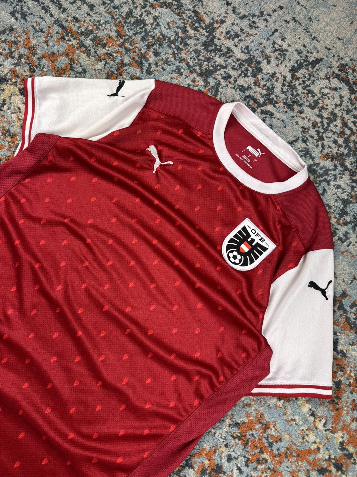 Puma 2020-2021 Puma Ostereich Austria football soccer jersey Size US L / EU 52-54 / 3 - 5 Thumbnail