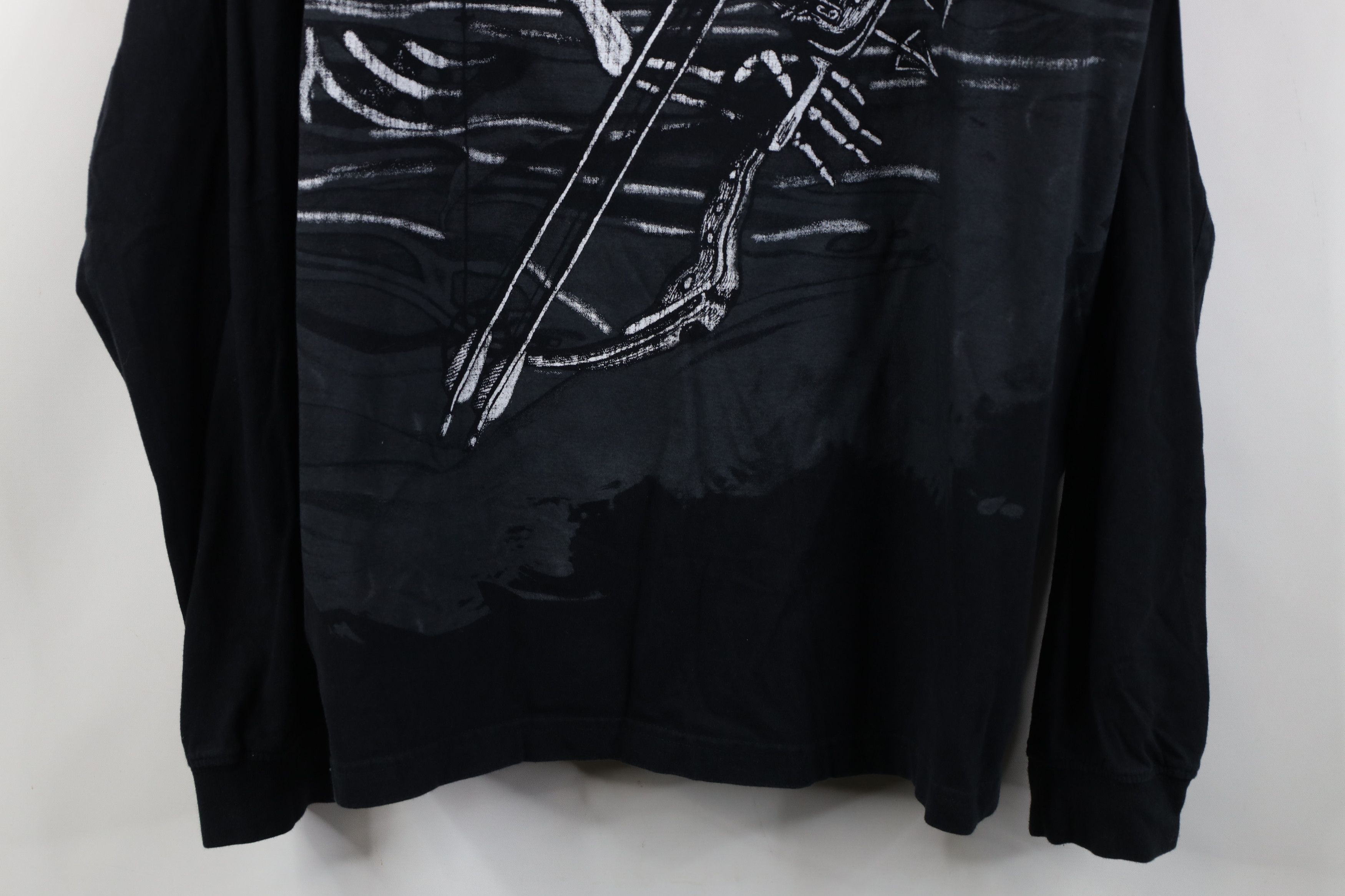 Vintage Vintage Y2K Streetwear Hunting Skeleton Long Sleeve T-Shirt Size US XXL / EU 58 / 5 - 3 Thumbnail
