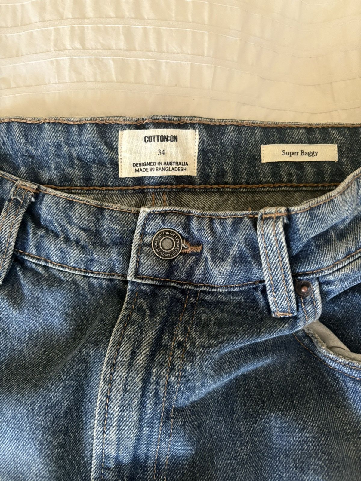 Cotton On Cotton On Super Baggy Jeans Size US 34 / EU 50 - 2 Thumbnail