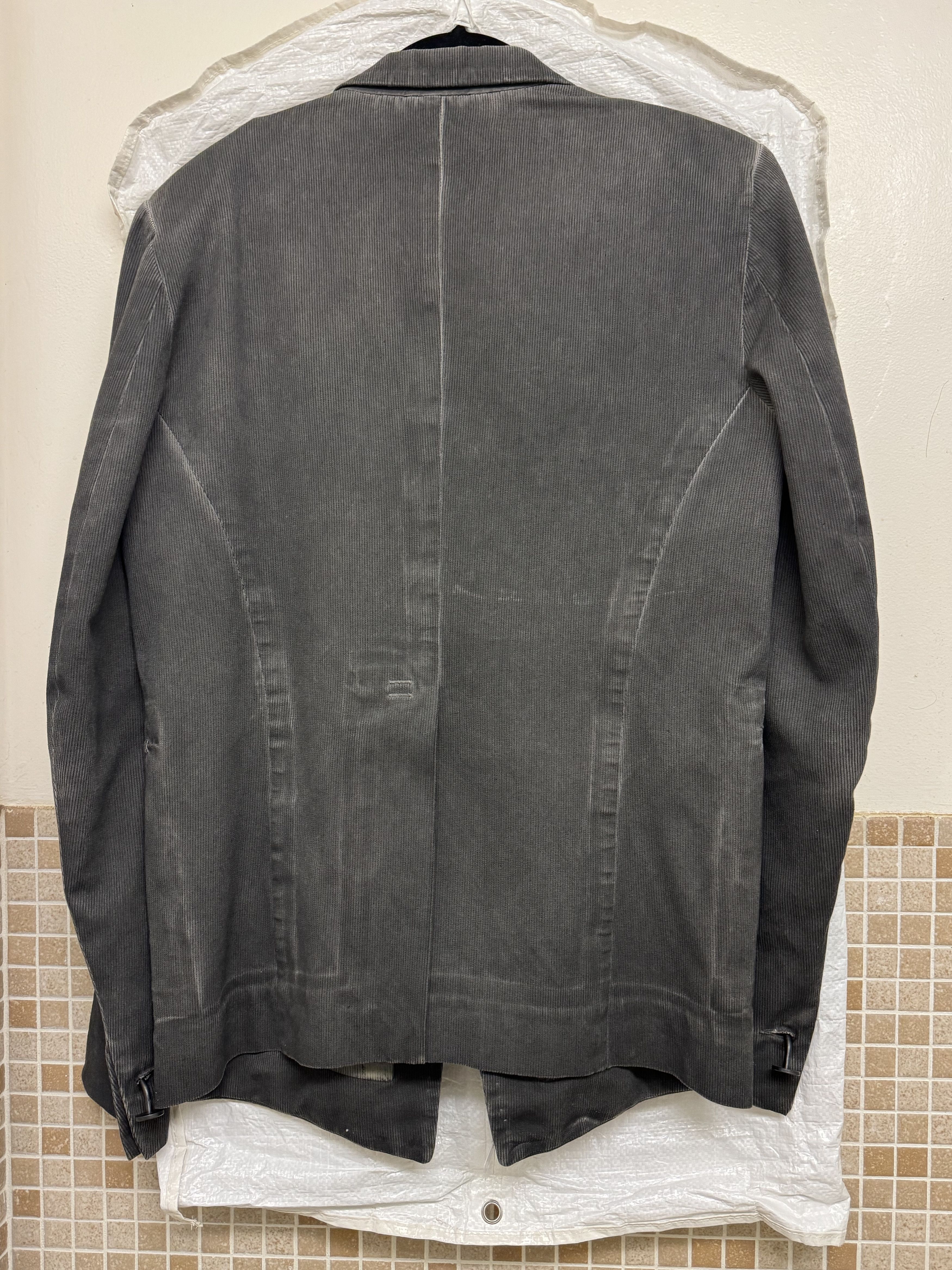Boris Bidjan Saberi “GLACIERISM” Rib Heavy Blazer Size 40L - 2 Thumbnail