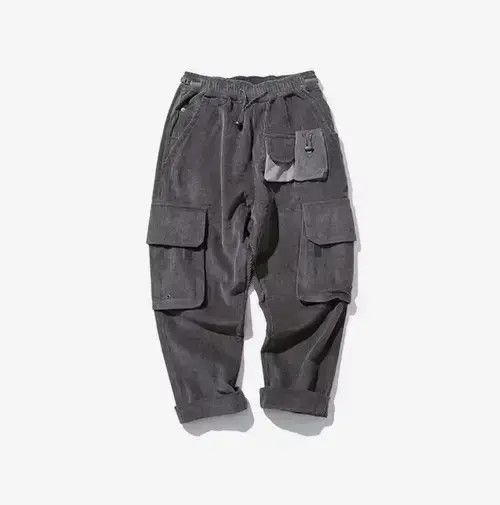 Japanese Brand 20AW Indigo Union Japan Grey Corduroy Worker Pants Size US 31 - 4 Thumbnail