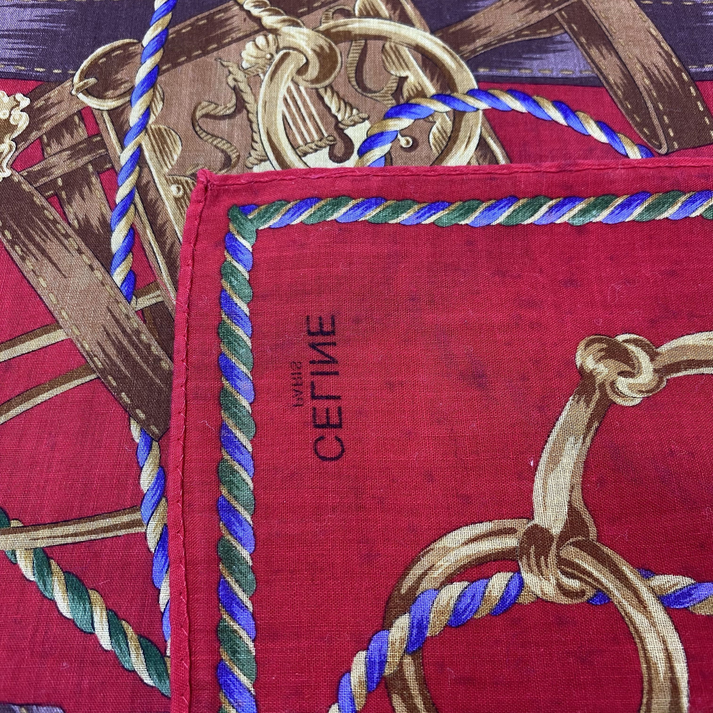 Celine Celine Handkerchief / Bandana / Neckerchief-B2183 Size ONE SIZE - 6 Thumbnail