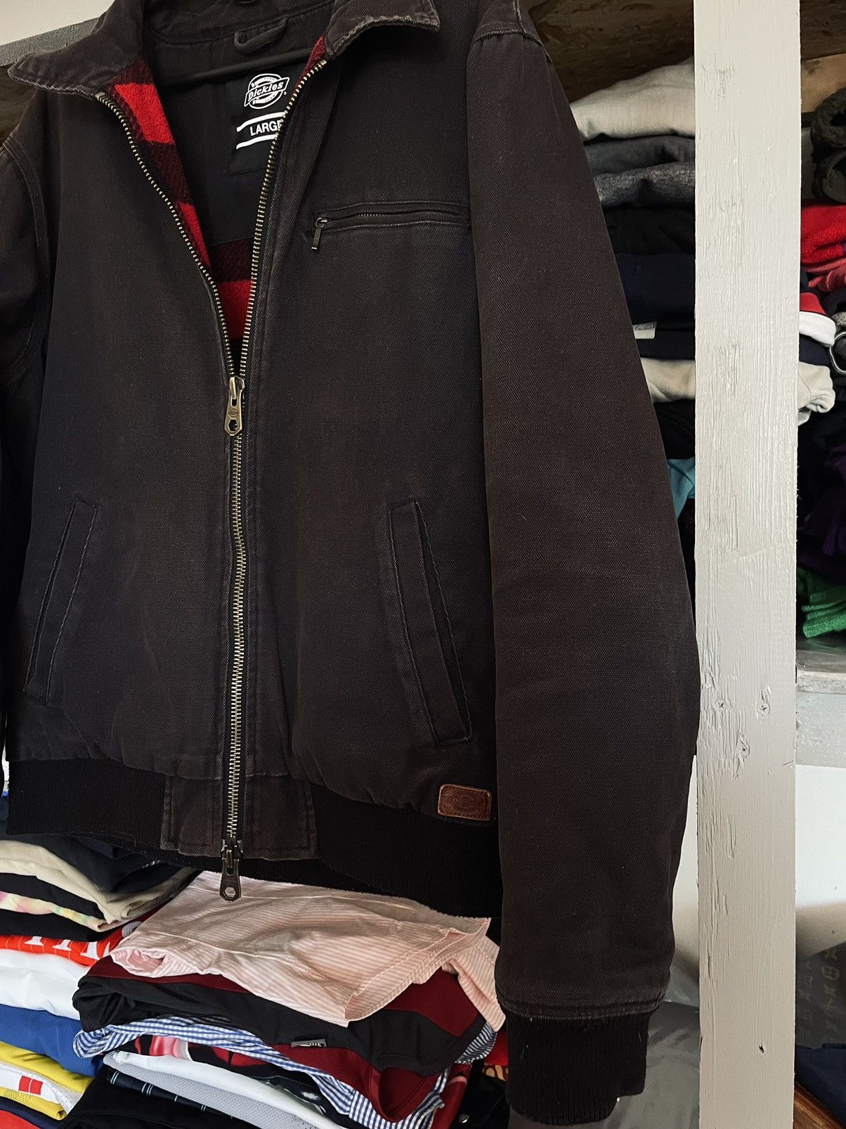 Dickies × Vintage Vintage Dickies Detroit Active Flannel Jacket Size US L / EU 52-54 / 3 - 5 Thumbnail